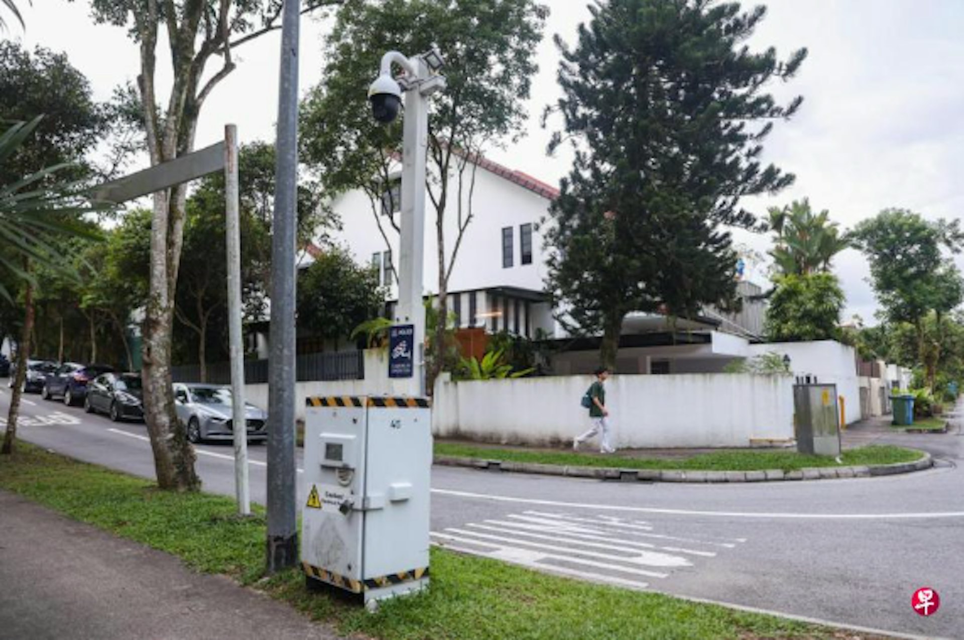 連環盜竊案發生後,新加坡警方已部署了CCTV系統。(《聯合早報》)