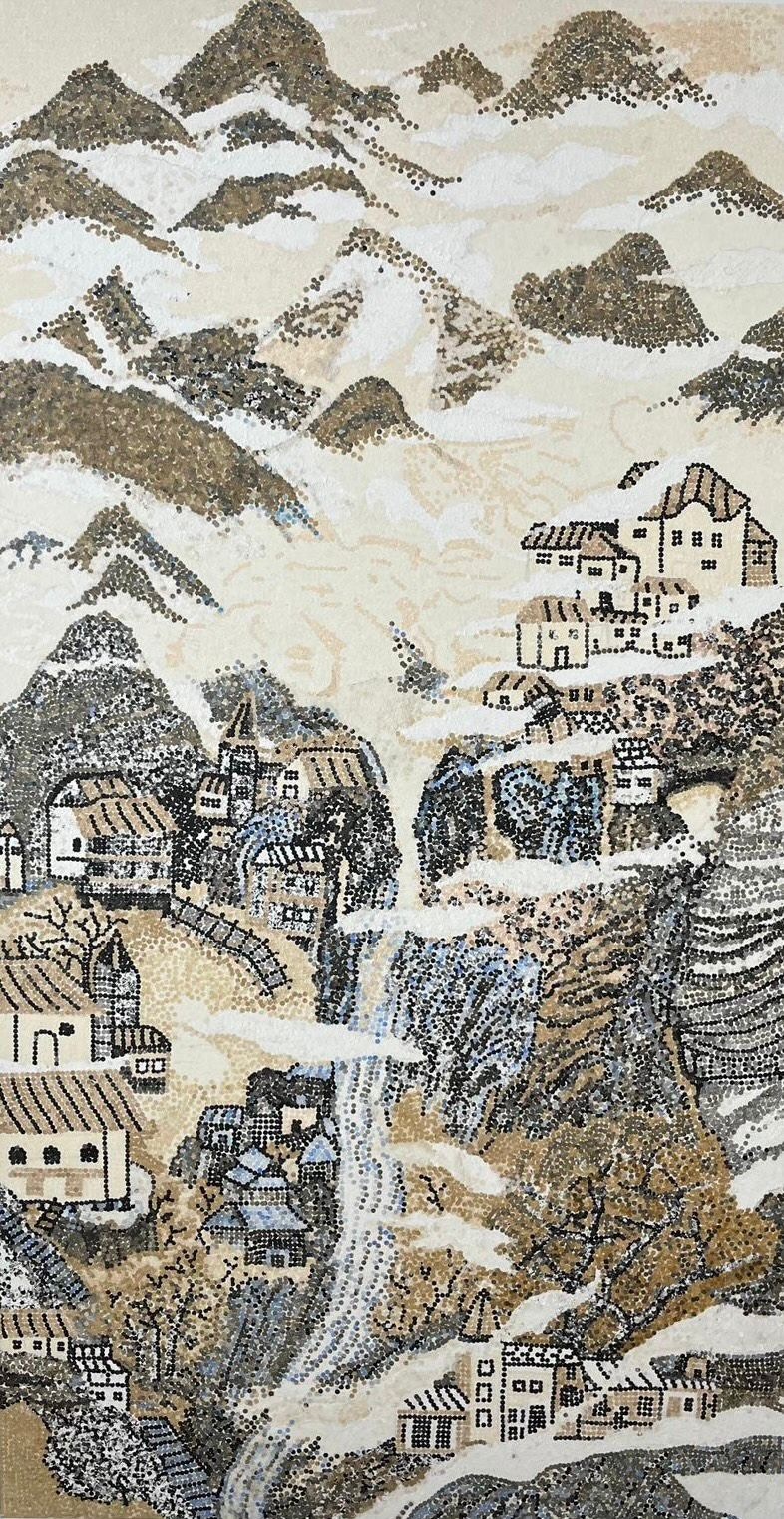 郭致因作品「桃園故里-春夏秋冬」（香港中文大學專業進修學院）