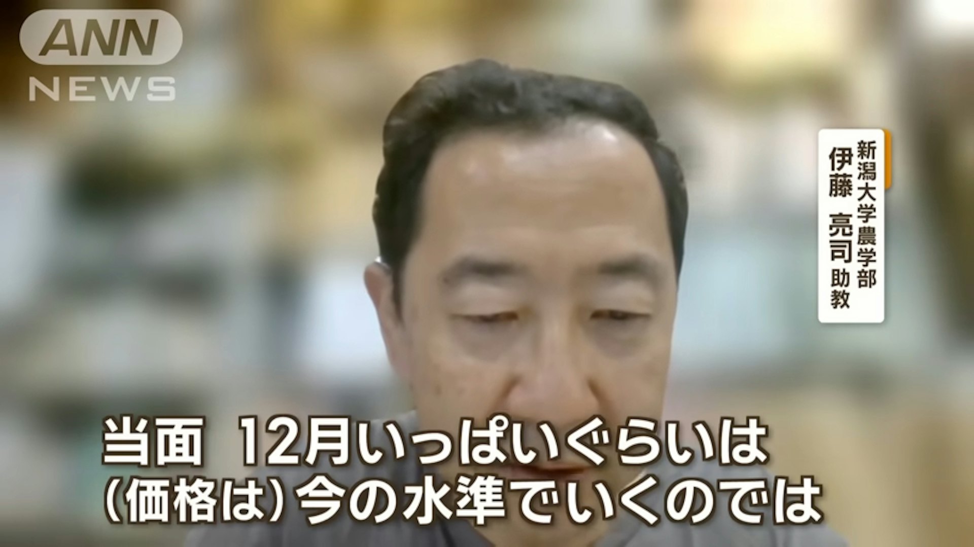 专家认为白米价格或将保持现有水平直至12月底(新闻截图)