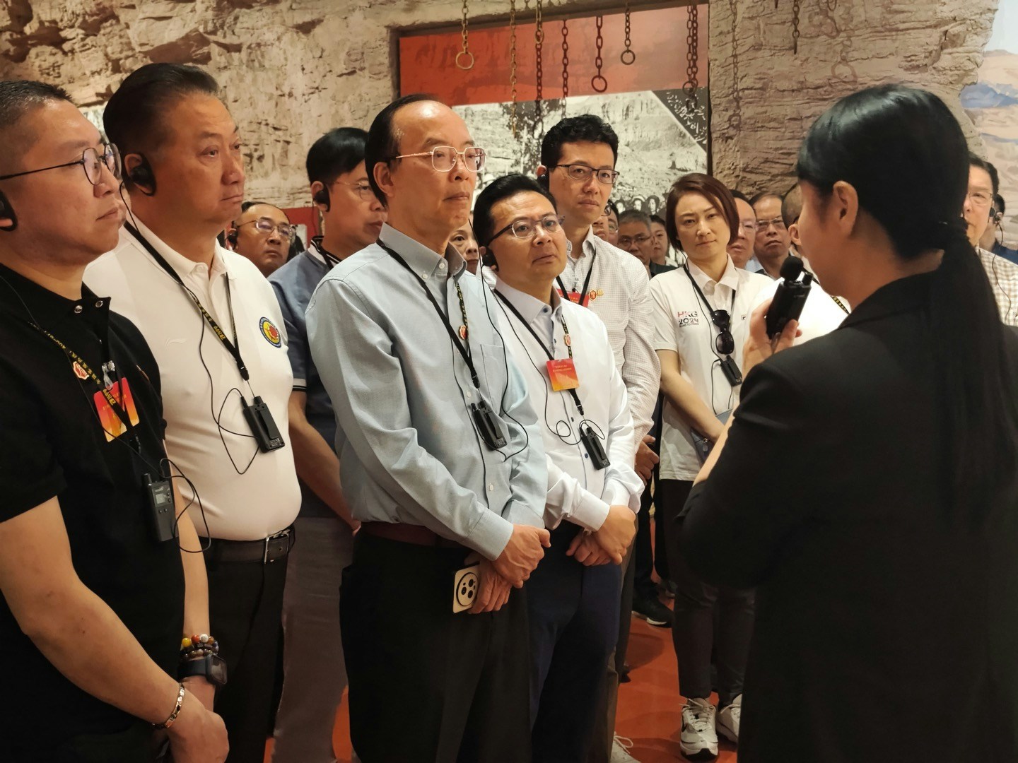 香港第十四屆全國人大代表專題視察組繼續在河南的行程，今日（8日）早上視察紅旗渠紀念館與青年洞。（專題視察組提供圖片)