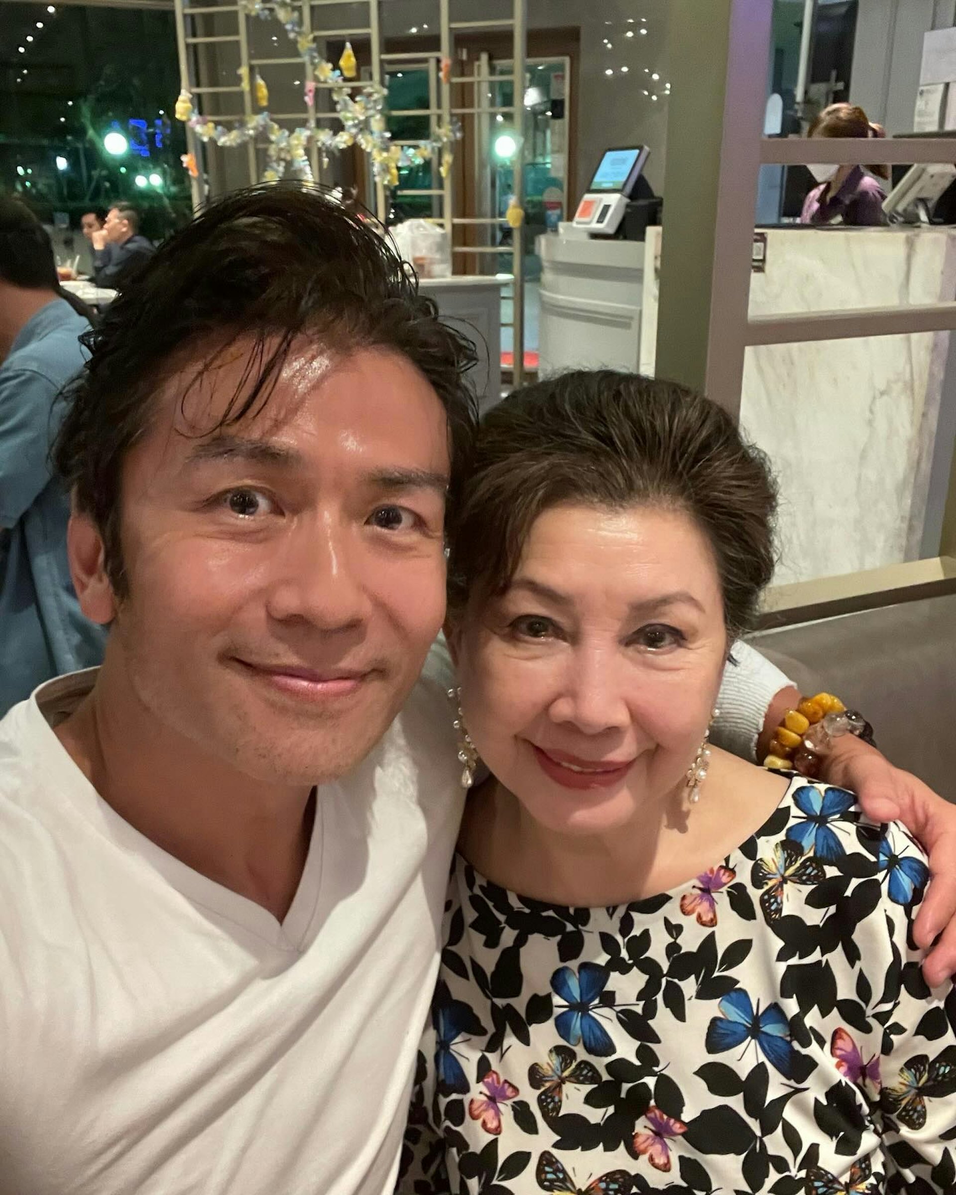 唐文龍分享與林小湛合照。(IG:@michaeltongmanlung)
