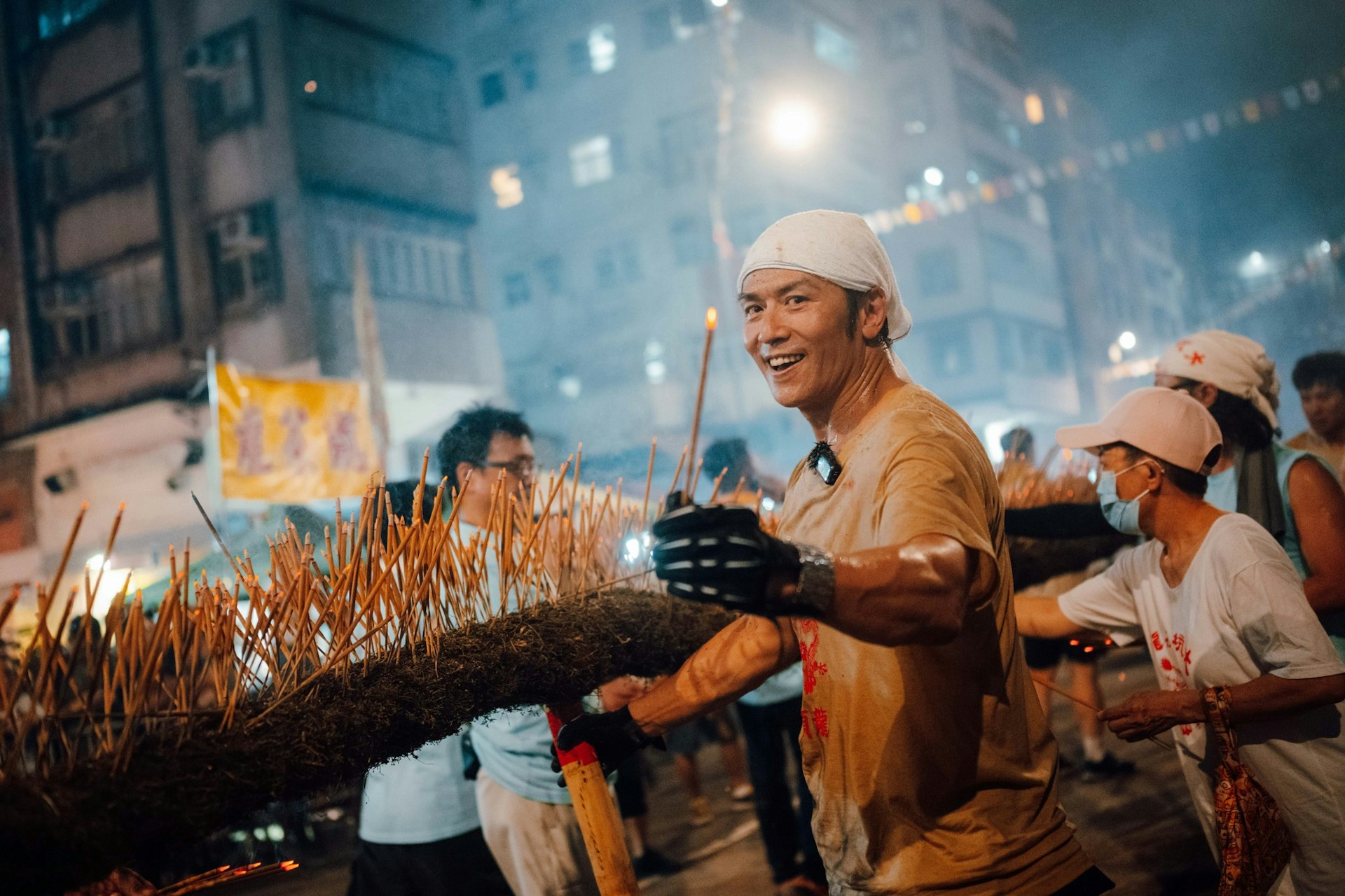 唐文龍都有份參與大坑舞火龍。(fb@Discover Hong Kong)