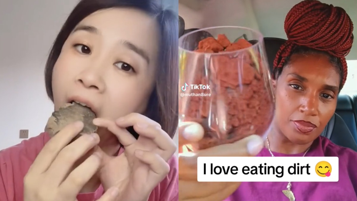 TikTok潮流興「食泥」 網紅:可養顏美容清腸減肥 專家唔睇好 TikTok潮流興「食泥」 網紅:可養顏美容清腸減肥 專家唔睇好