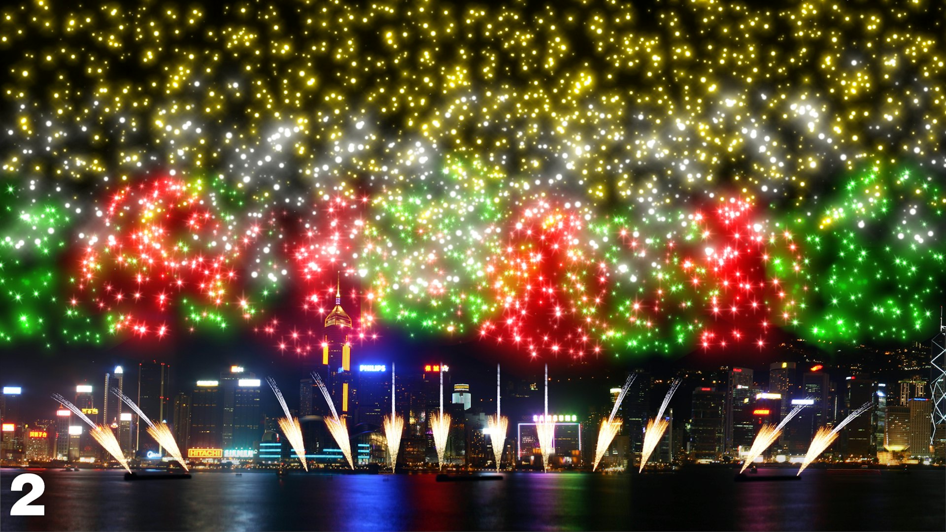 國慶七十五周年煙花大匯演9月20日晚上9時舉行,共分八幕。(中華出入口商會提供圖片) 國慶七十五周年煙花大匯演9月20日晚上9時舉行,共分八幕。(中華出入口商會提供圖片)