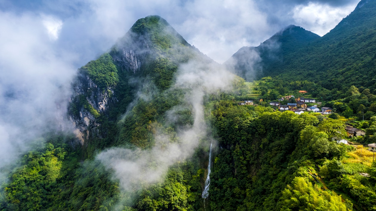 大美嶺南|清遠陽山水吊村 百米懸崖尋雲中秘境 大美嶺南|清遠陽山水吊村 百米懸崖尋雲中秘境