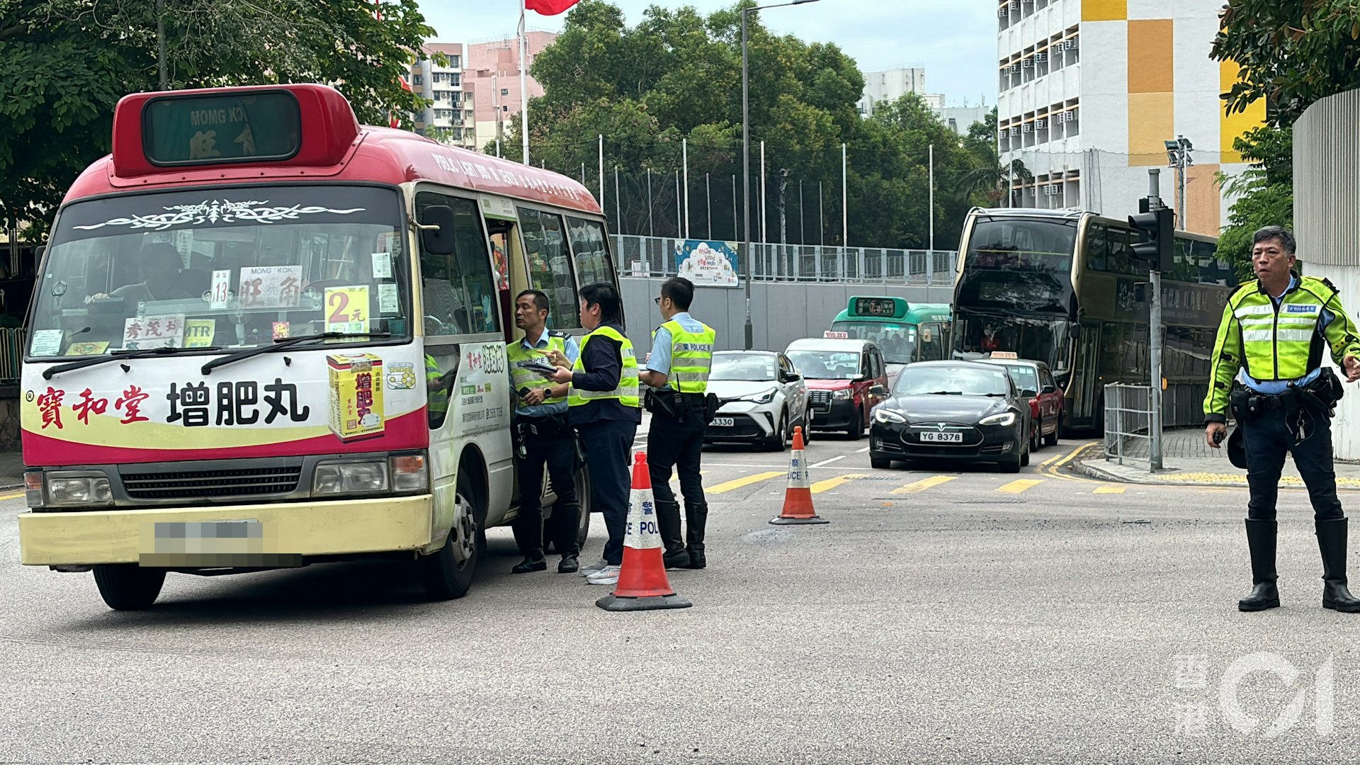 警方封鎖現場一帶調查。(黃學潤攝) 警方封鎖現場一帶調查。(黃學潤攝)