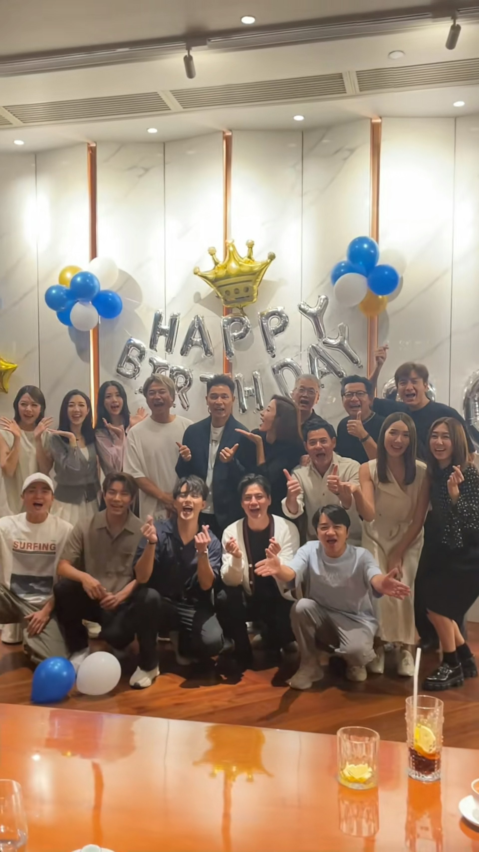 郭晉安生日派對場面盛大。(片段截圖) 郭晉安生日派對場面盛大。(片段截圖)