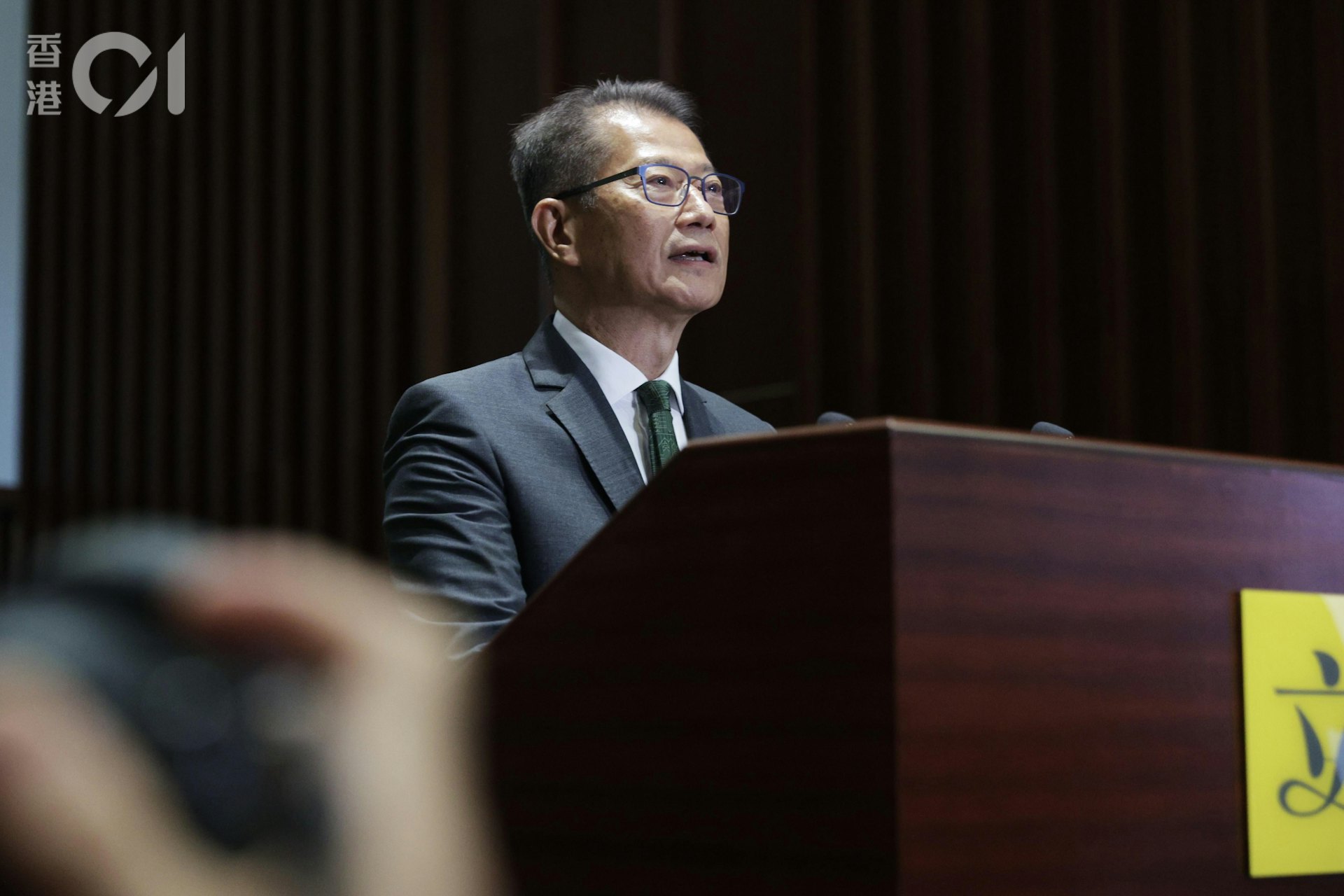 財政司司長陳茂波(歐嘉樂攝) 財政司司長陳茂波(歐嘉樂攝)