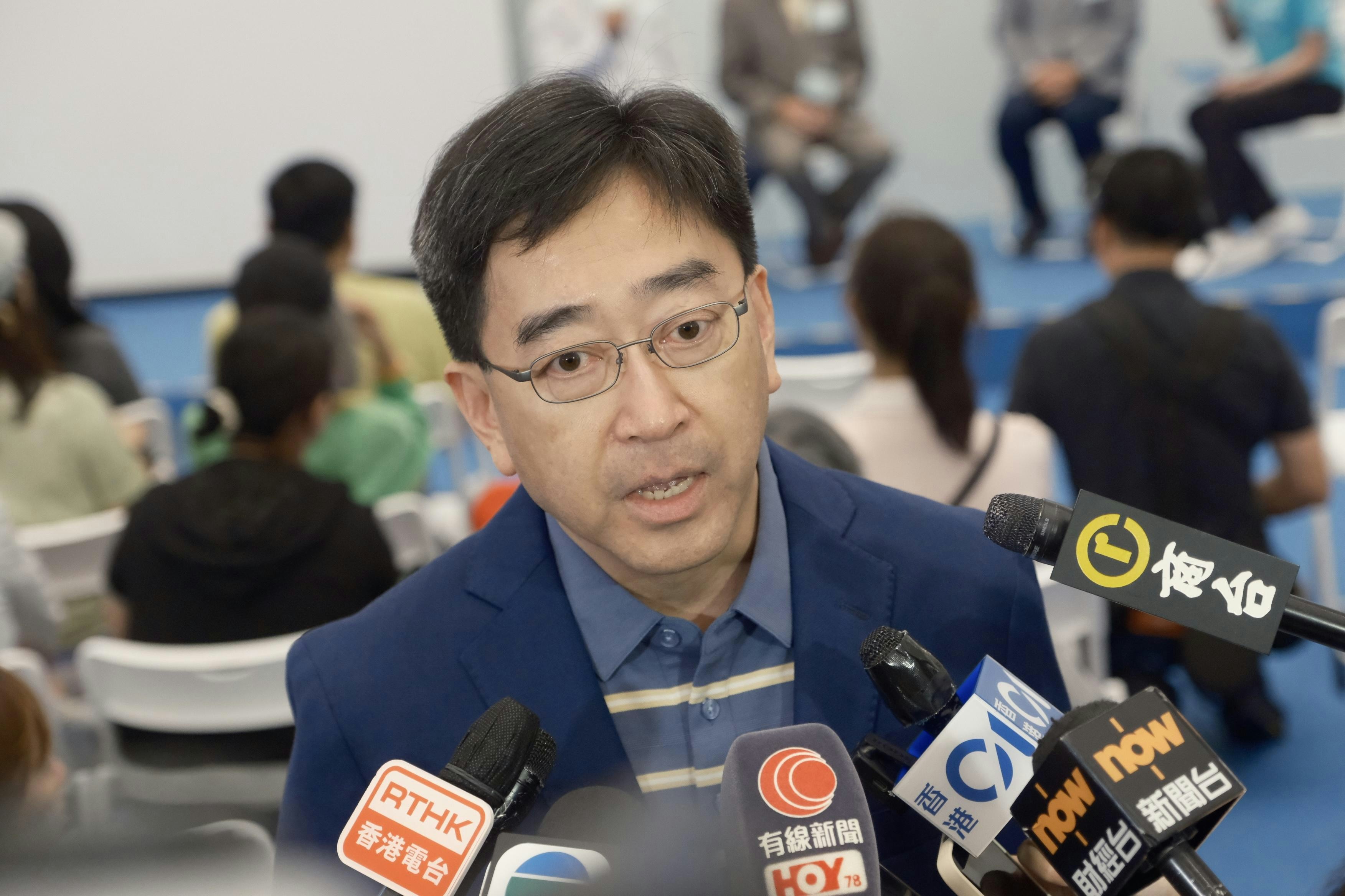 高永文將於12月1日起擔任社會福利諮詢委員會主席。(盧翊銘攝) 高永文將於12月1日起擔任社會福利諮詢委員會主席。(盧翊銘攝)