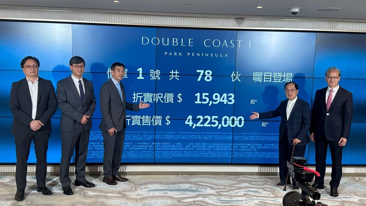 啟德DOUBLE COAST I 首批78伙 折實均價17899元 入場費422.5萬 啟德DOUBLE COAST I 首批78伙 折實均價17899元 入場費422.5萬