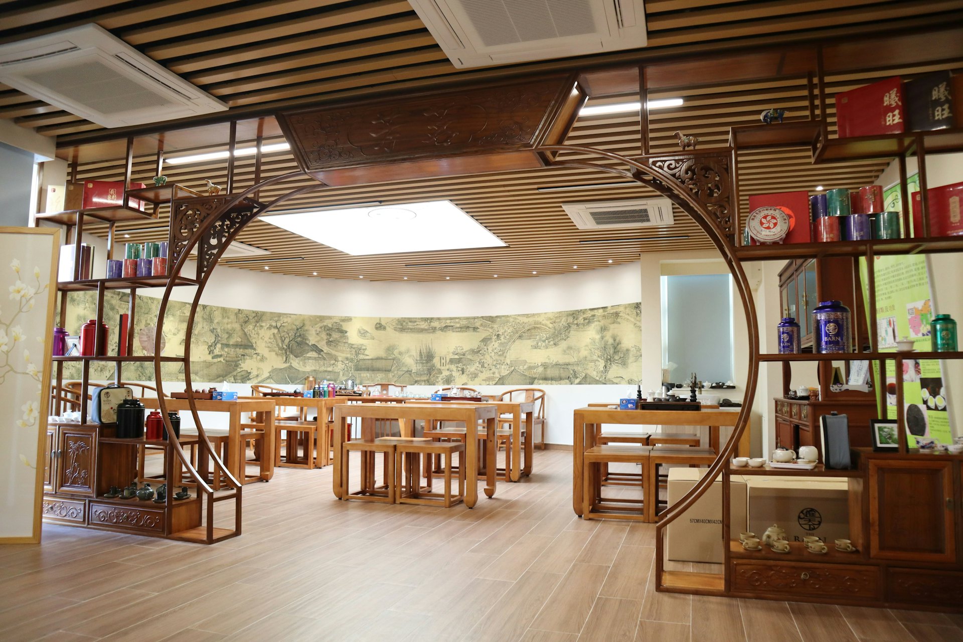 茶藝室(圖片由天水圍香島中學提供) 茶藝室(圖片由天水圍香島中學提供)