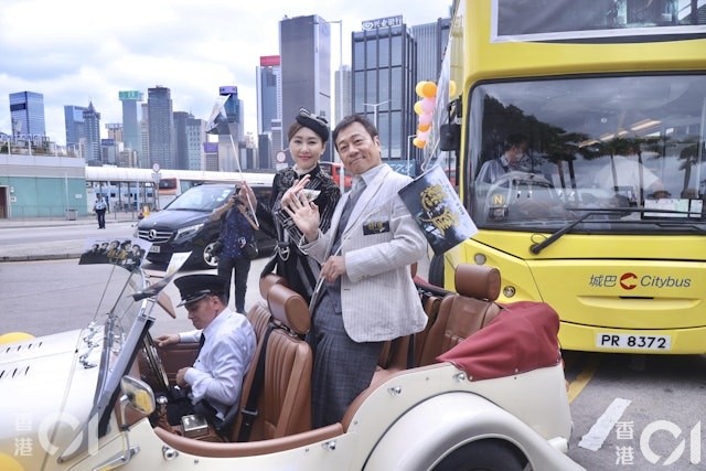 由黎耀祥和胡定欣主演的TVB劇集《巾幗梟雄之懸崖》近日播出。（梁碧玲攝）
