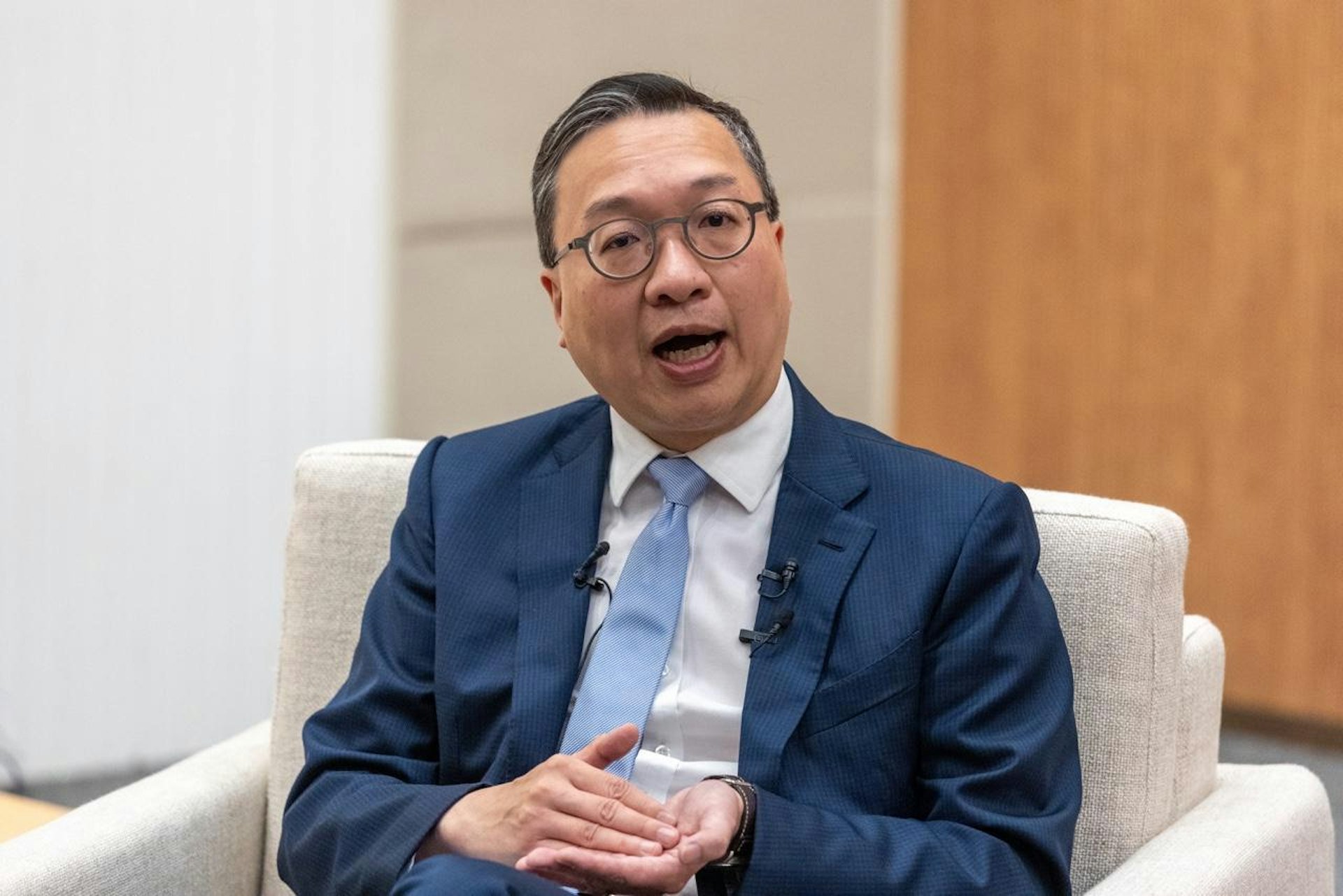 律政司司長林定國(梁鵬威攝) 律政司司長林定國(梁鵬威攝)