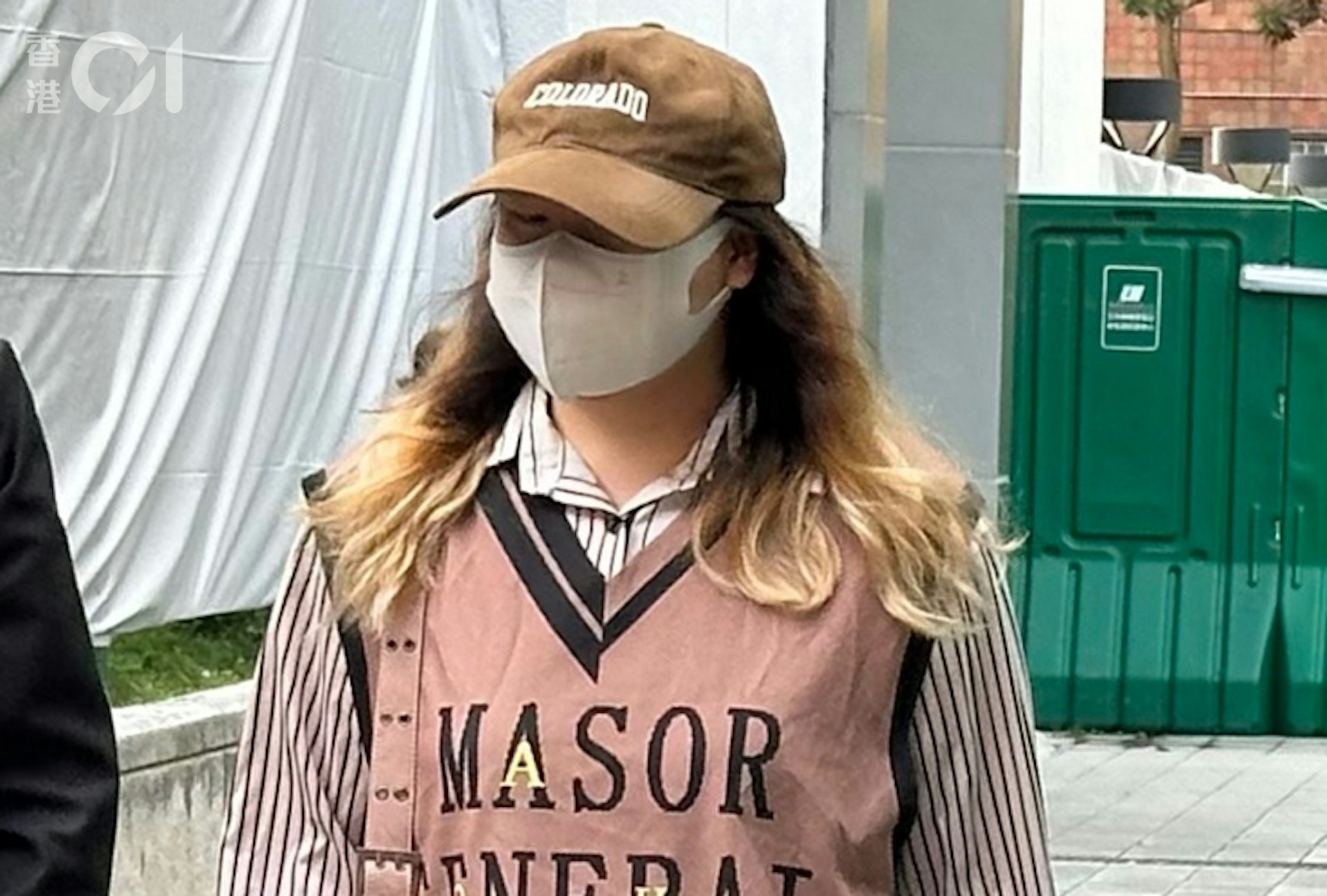 女被告呂云妮。(陳曉欣攝) 女被告呂云妮。(陳曉欣攝)