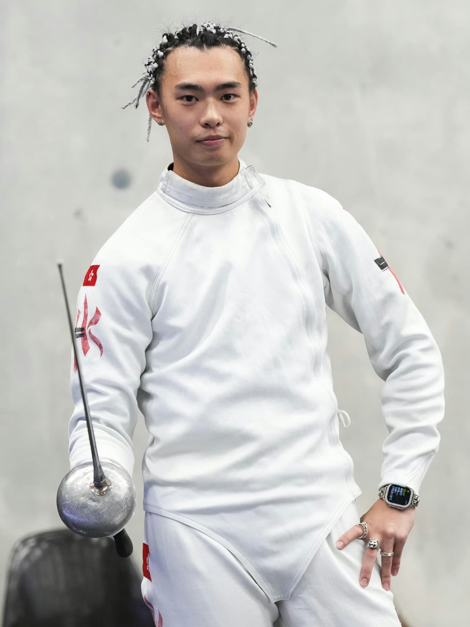 何瑋桁瑞士站16強止步。（中國香港劍擊總會圖片）