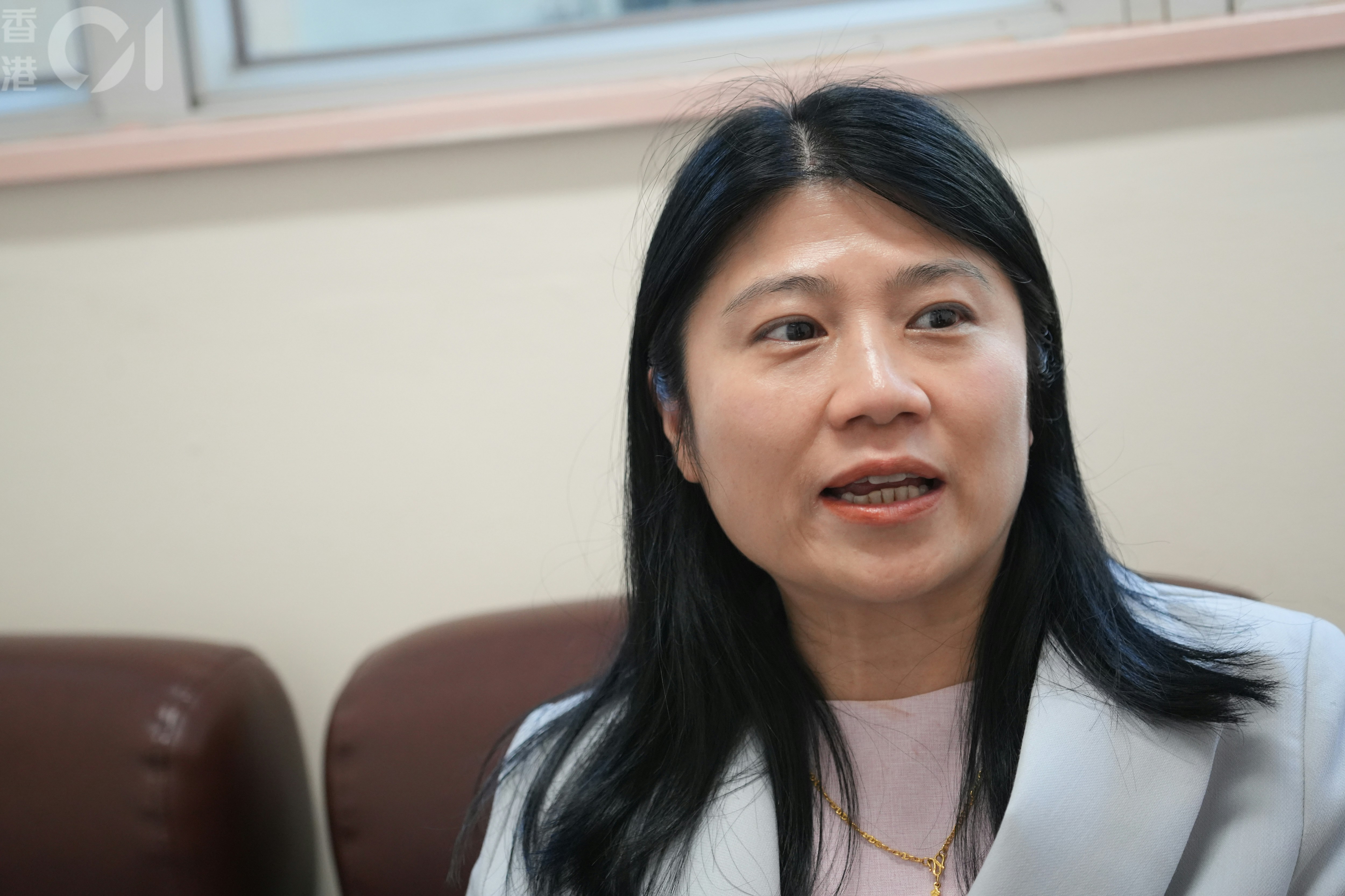 資助小學校長會主席陳淑儀 。（資料圖片/黃浩謙攝）