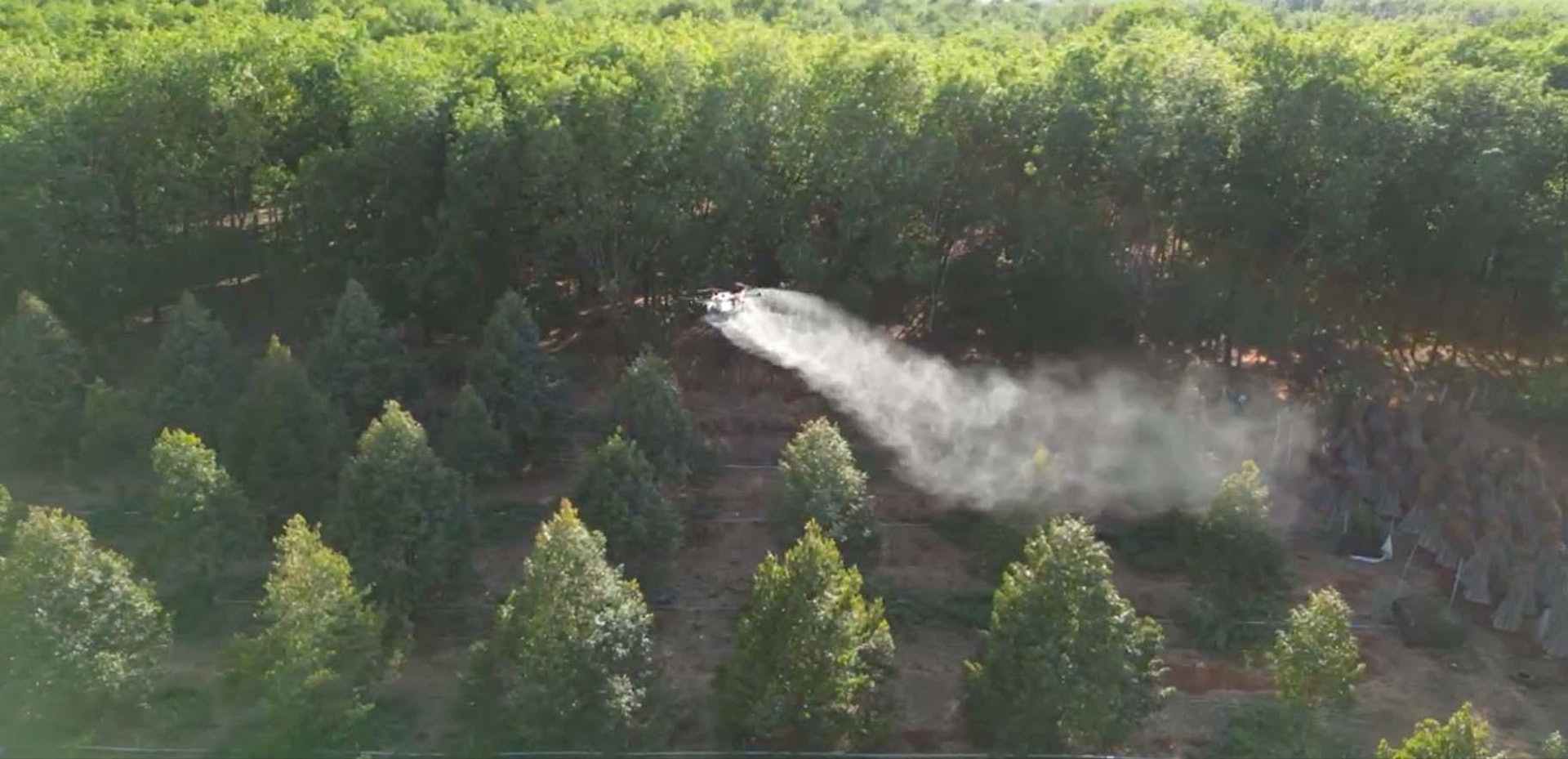 智能農業無人機配備可靠的通信系統,能同時導航並控制多部無人機,精準對特定位置的農作物進行施肥及灌溉。 智能農業無人機配備可靠的通信系統,能同時導航並控制多部無人機,精準對特定位置的農作物進行施肥及灌溉。