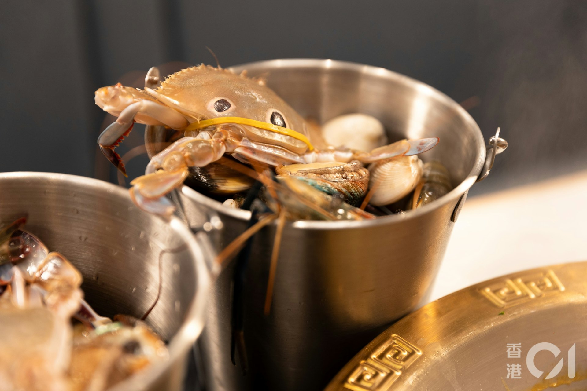 目前千海水產正推出新開張體驗價,不論成人或小童一律減50元,即長達3小時的午市火鍋放題,成人平日收費只收258元,再另收加一服務費。(周令知攝) 目前千海水產正推出新開張體驗價,不論成人或小童一律減50元,即長達3小時的午市火鍋放題,成人平日收費只收258元,再另收加一服務費。(周令知攝)