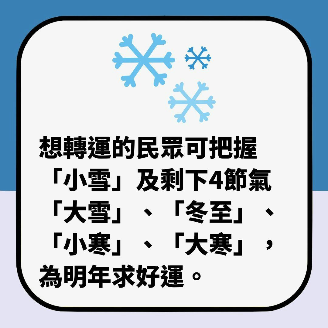 二十四節氣．小雪｜2生肖開始行衰運　命理師：忌穿這顏色衣物（01製圖）