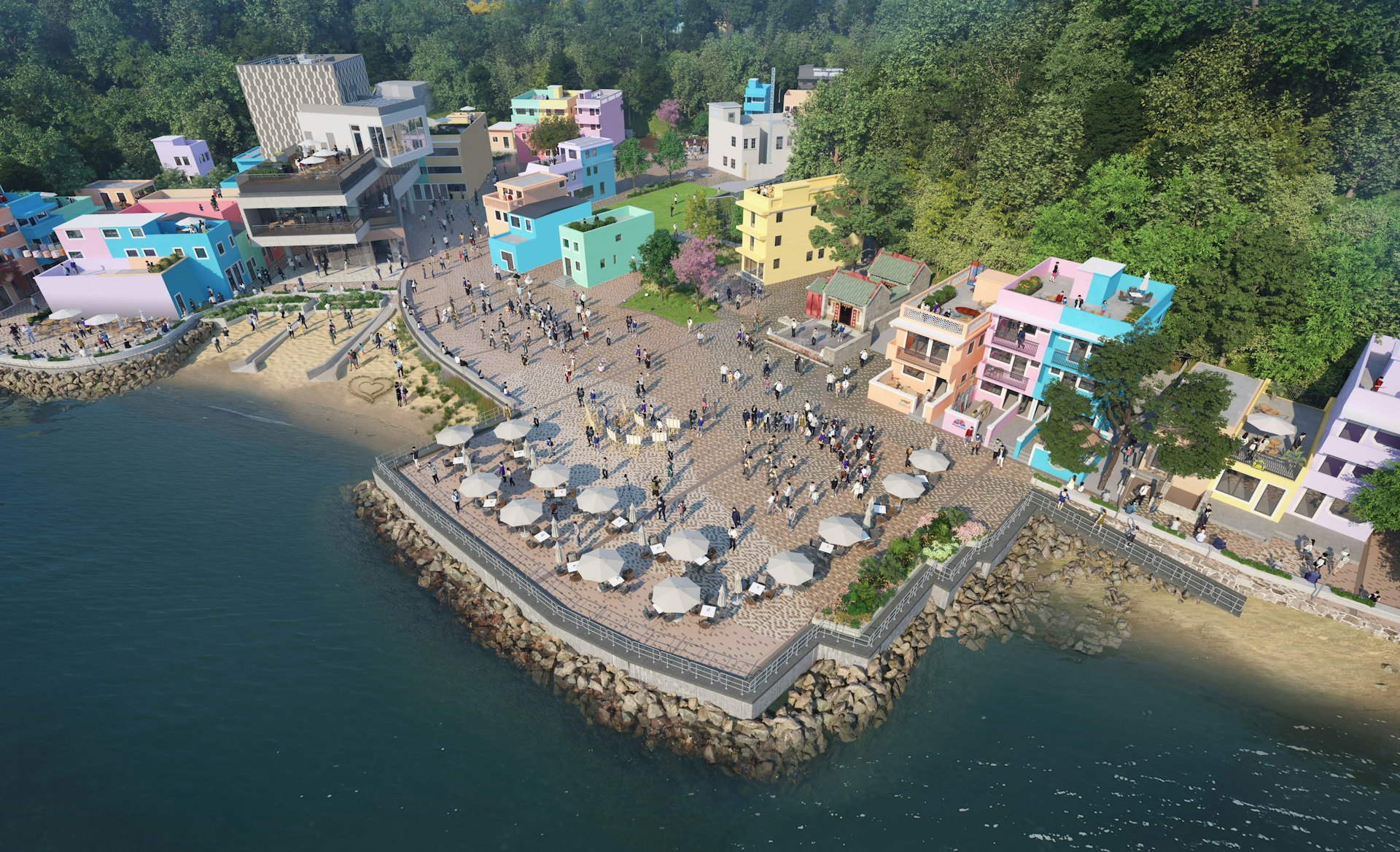 即將陸續開幕的馬灣公園二期以歷史保育及活化為發展方針,將馬灣舊村轉型為集保育、藝術文化、餐飲的全新休閒區;同時原址保留「三級歷史建築物」馬灣天后古廟、九龍關石碑以及「梅蔚」石刻,並為香港增設全新旅遊景點。 即將陸續開幕的馬灣公園二期以歷史保育及活化為發展方針,將馬灣舊村轉型為集保育、藝術文化、餐飲的全新休閒區;同時原址保留「三級歷史建築物」馬灣天后古廟、九龍關石碑以及「梅蔚」石刻,並為香港增設全新旅遊景點。