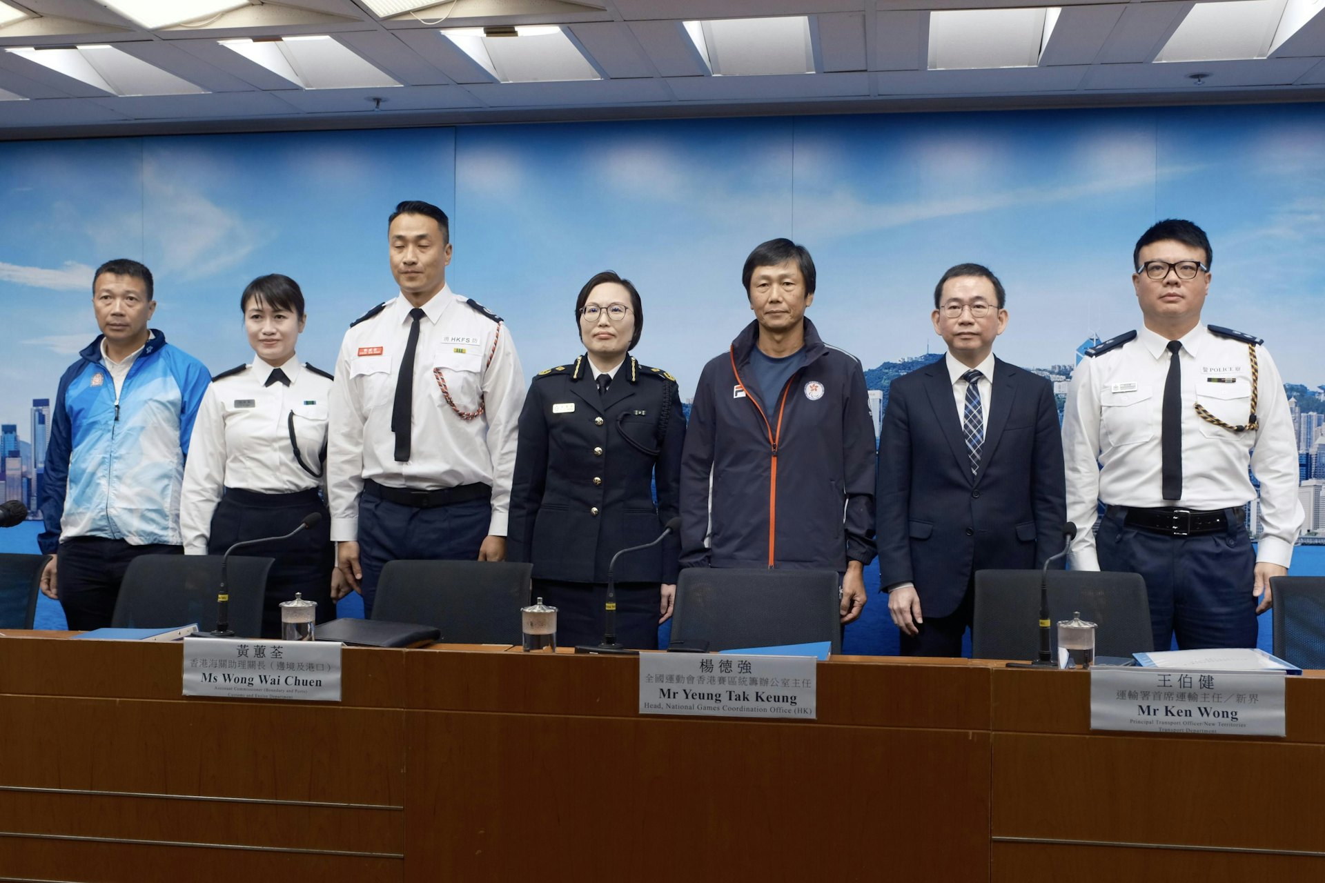 十五運會公路單車測試賽於本周日(24日),今日(20日)舉行封路詳情發佈會。(盧翊銘攝) 十五運會公路單車測試賽於本周日(24日),今日(20日)舉行封路詳情發佈會。(盧翊銘攝)
