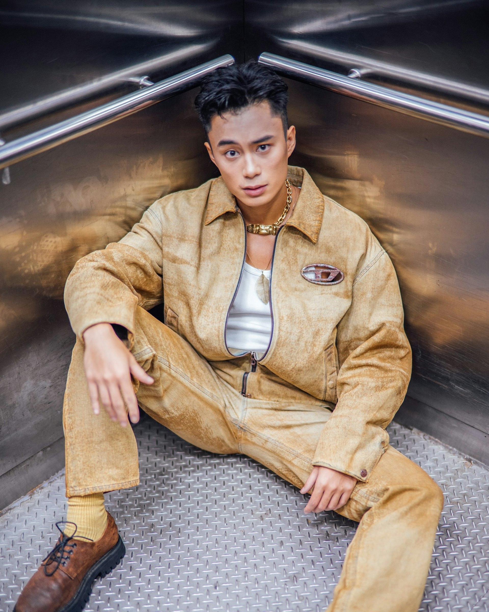 孔德賢對於「翻版羅仲謙」一名沒有介意,而且覺得很開心。(ig@danny_hung) 孔德賢對於「翻版羅仲謙」一名沒有介意,而且覺得很開心。(ig@danny_hung)