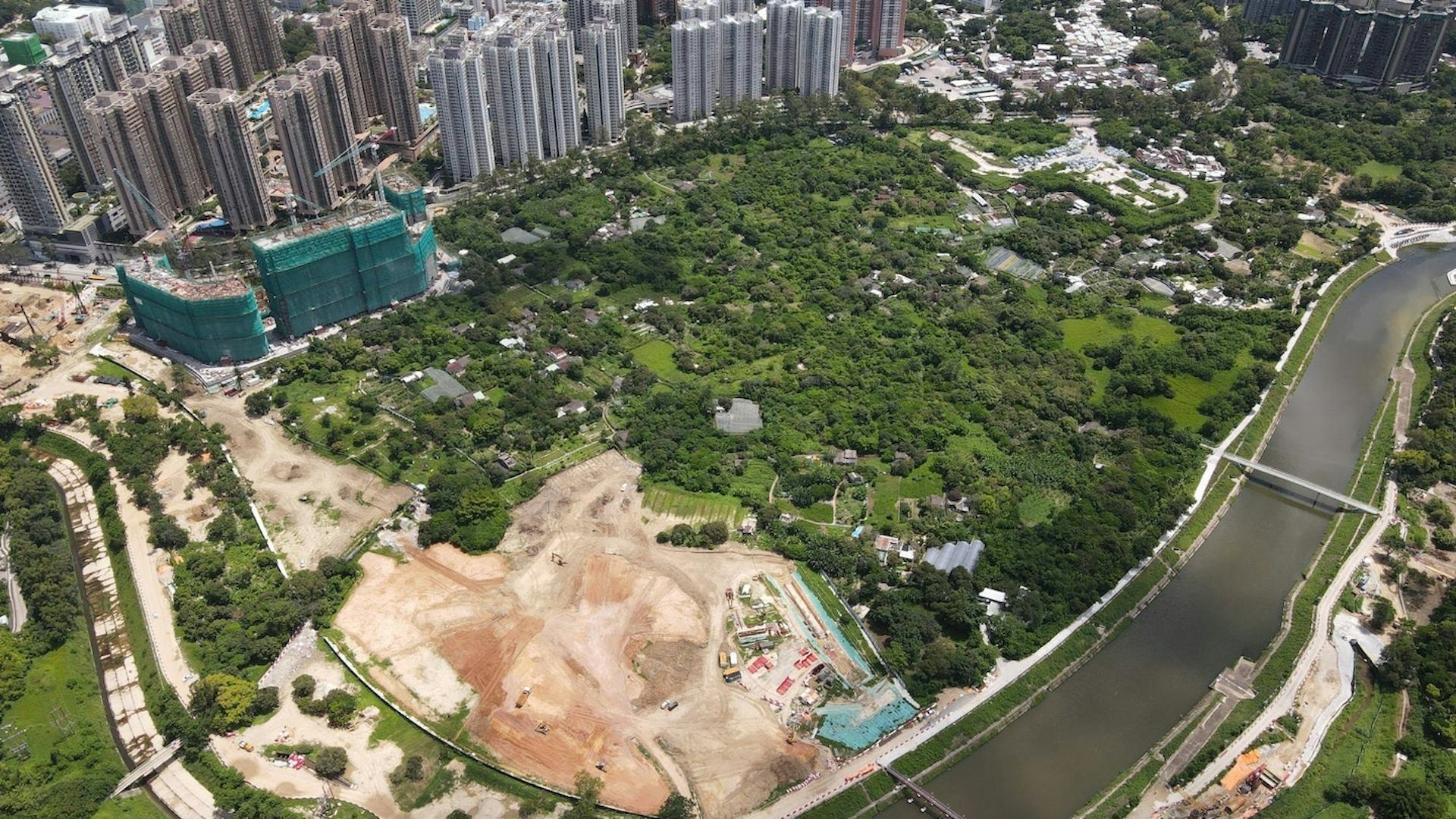 粉嶺北。 粉嶺北。