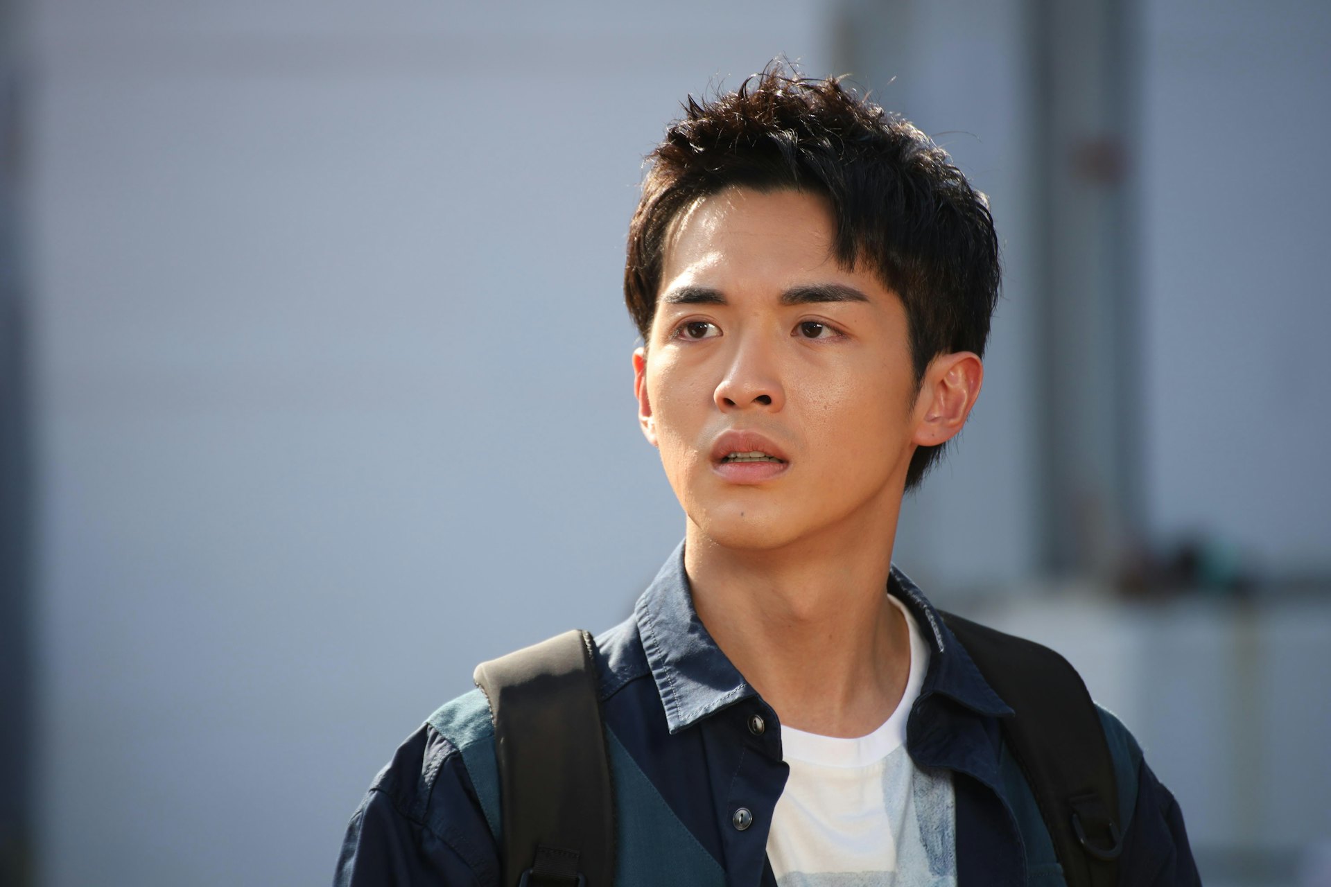 阮浩棕屬靚仔小生類別,真係唔錯。(《異空感應》劇照) 阮浩棕屬靚仔小生類別,真係唔錯。(《異空感應》劇照)