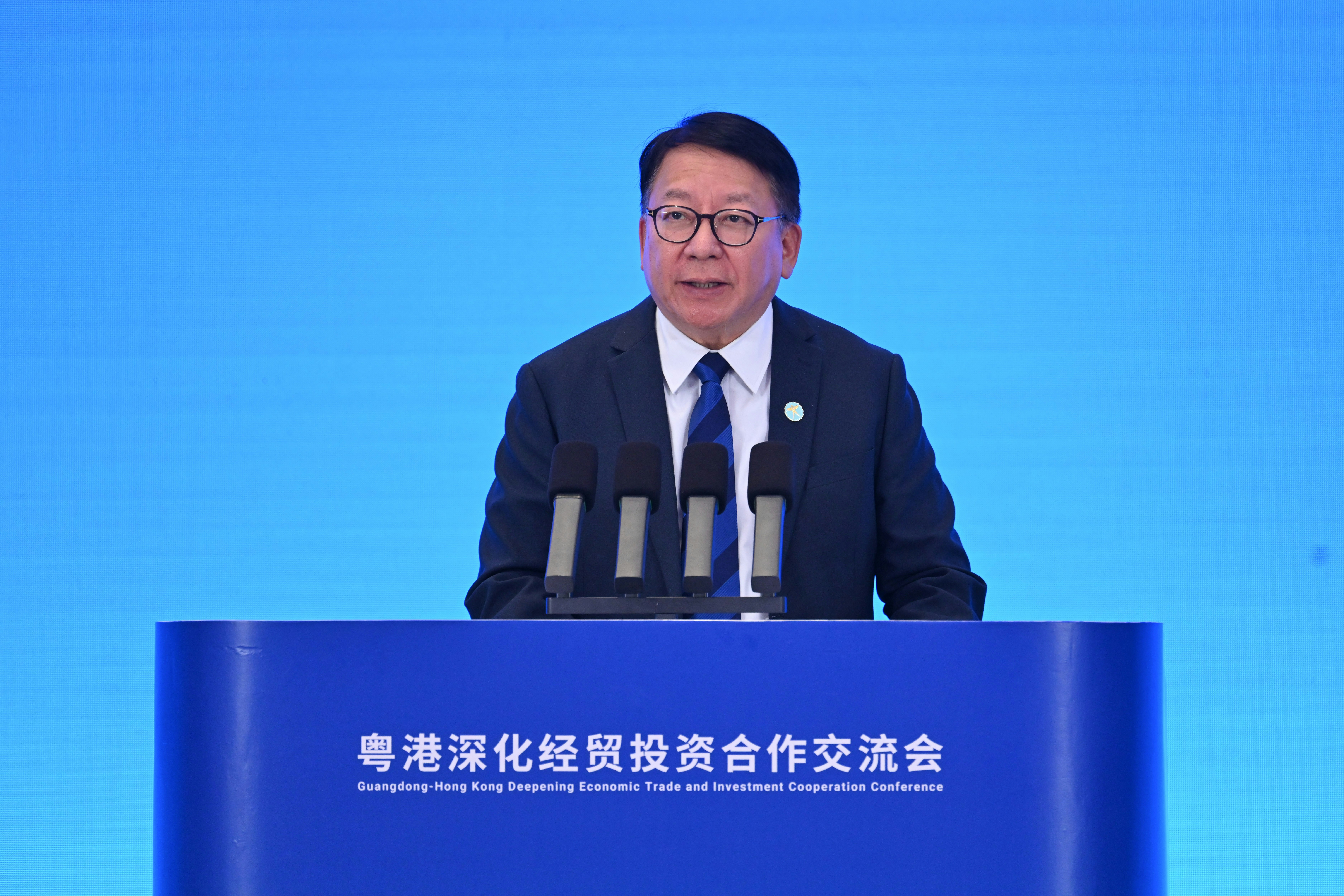 政務司司長陳國基明天訪京。（政府新聞處圖片）