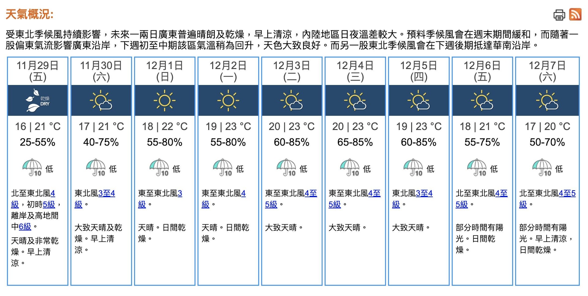 香港九天天氣預報|香港天文台(HKO)| 香港九天天氣預報|香港天文台(HKO)|