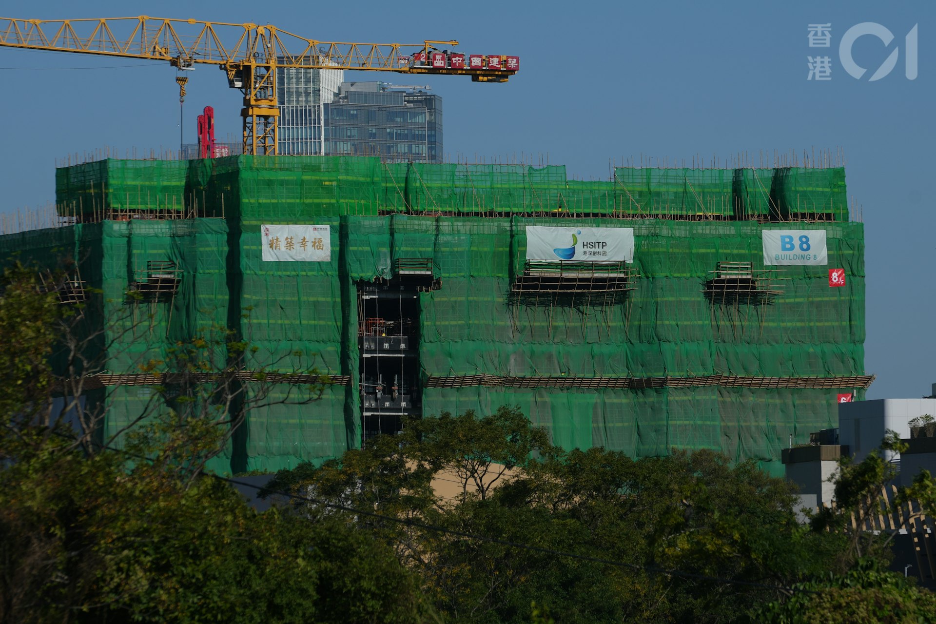 考察團今早到訪北都河套區。(黃浩謙攝) 考察團今早到訪北都河套區。(黃浩謙攝)