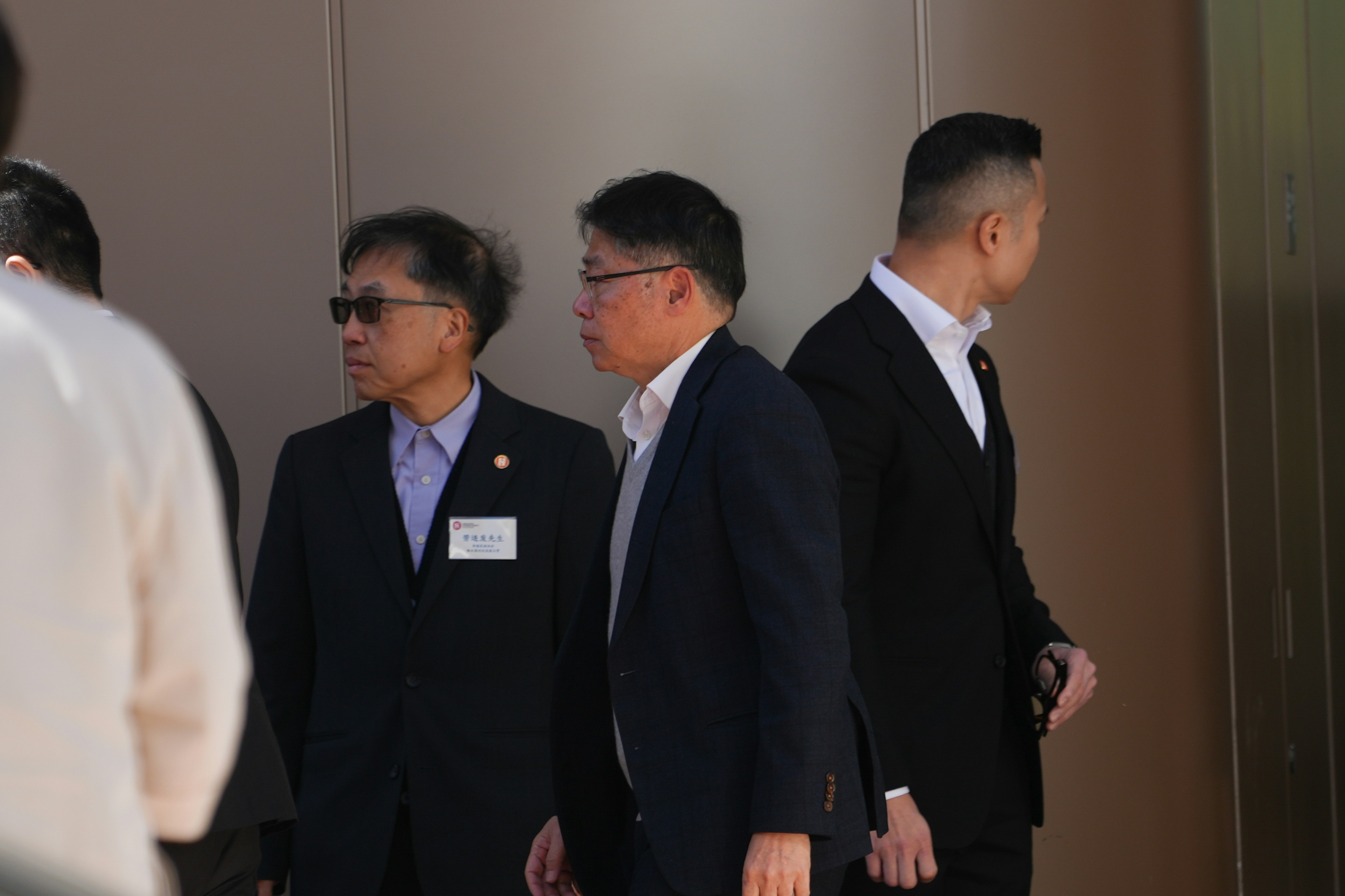運輸及物流局局長林世雄（中）（黃浩謙攝）