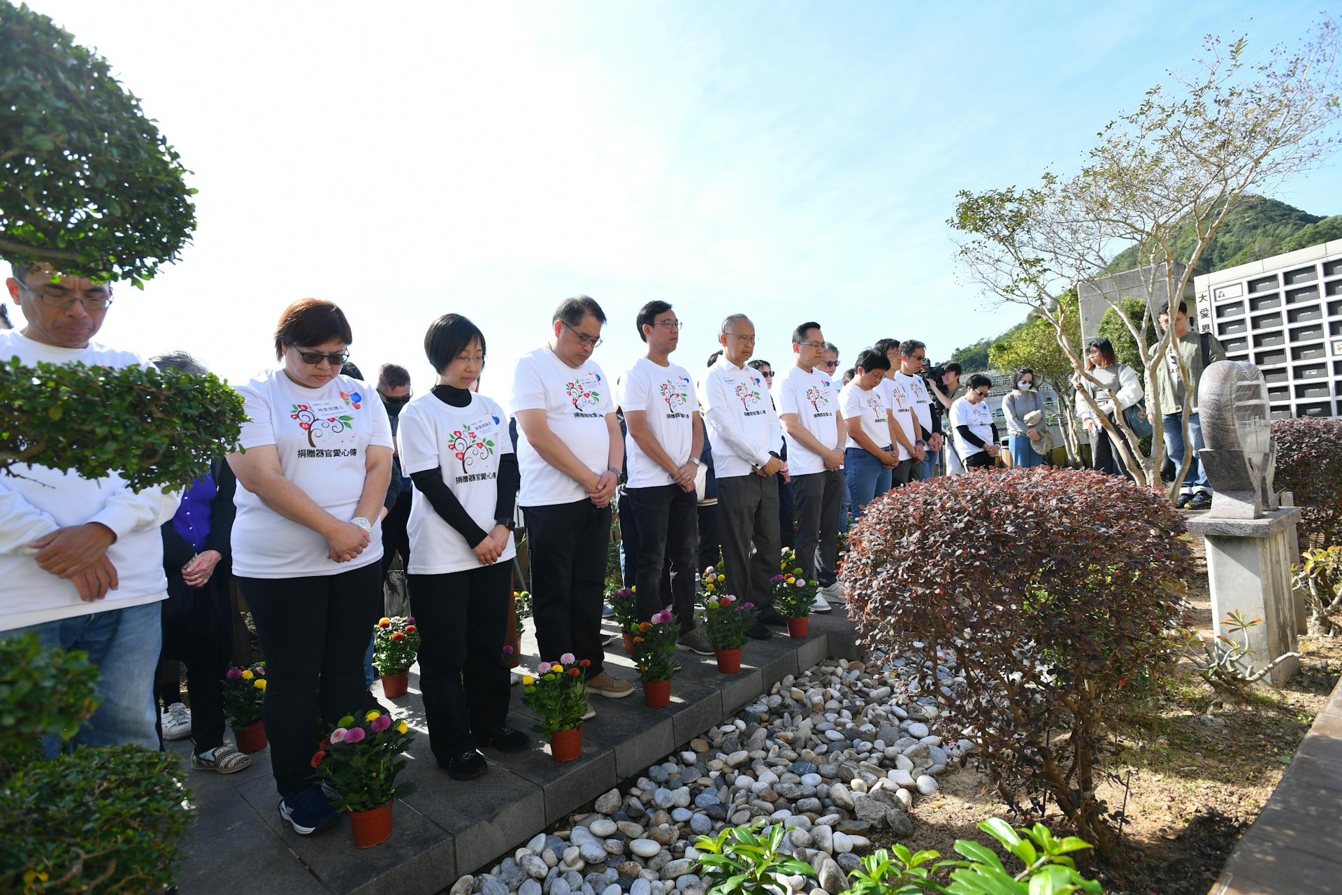 香港腎臟基金會及香港器官捐贈行動組今日(1日)舉行大愛恩人秋祭儀式。(主辦方提供圖片) 香港腎臟基金會及香港器官捐贈行動組今日(1日)舉行大愛恩人秋祭儀式。(主辦方提供圖片)