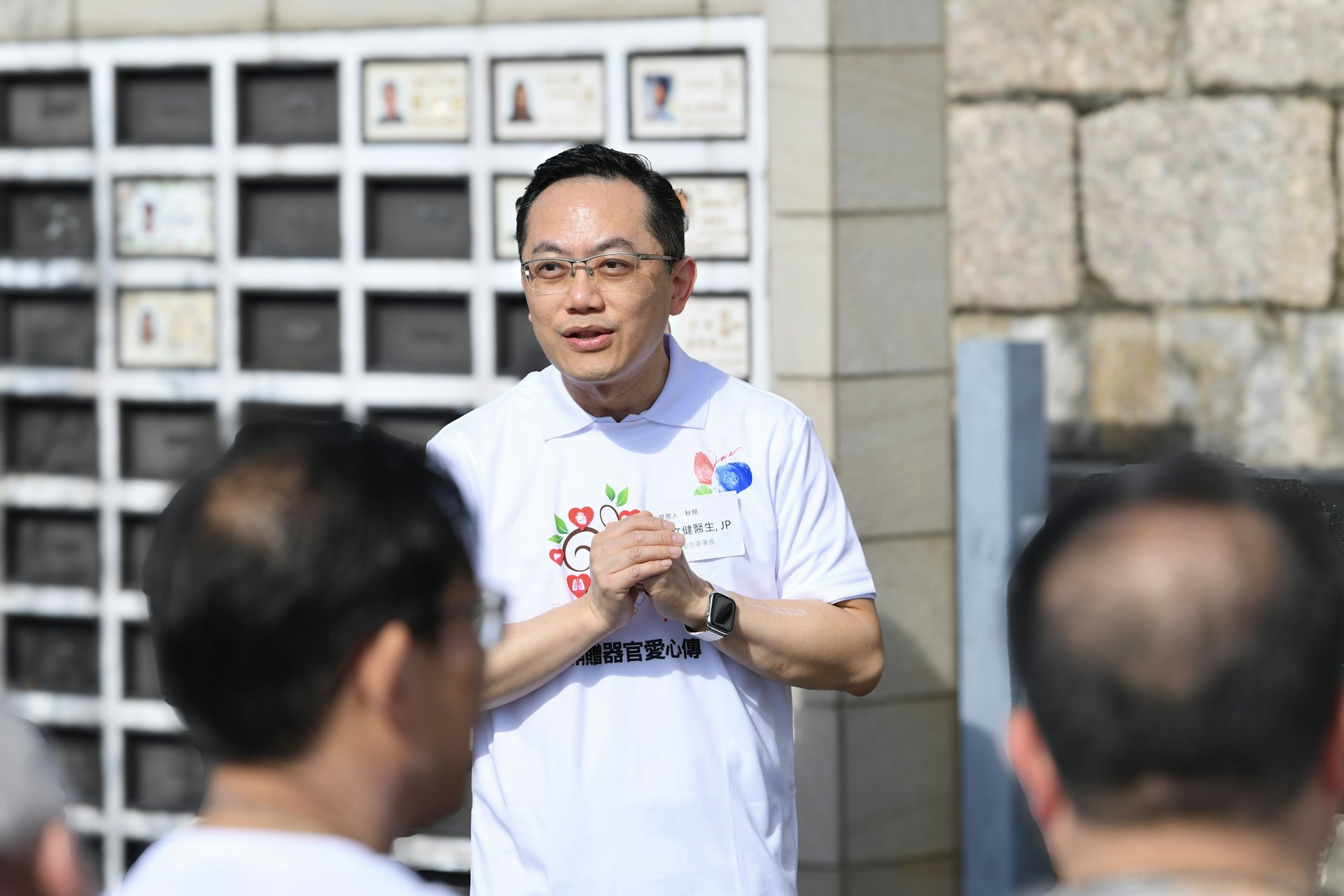 衞生署署長林文健亦有出席致辭。(主辦方提供圖片) 衞生署署長林文健亦有出席致辭。(主辦方提供圖片)