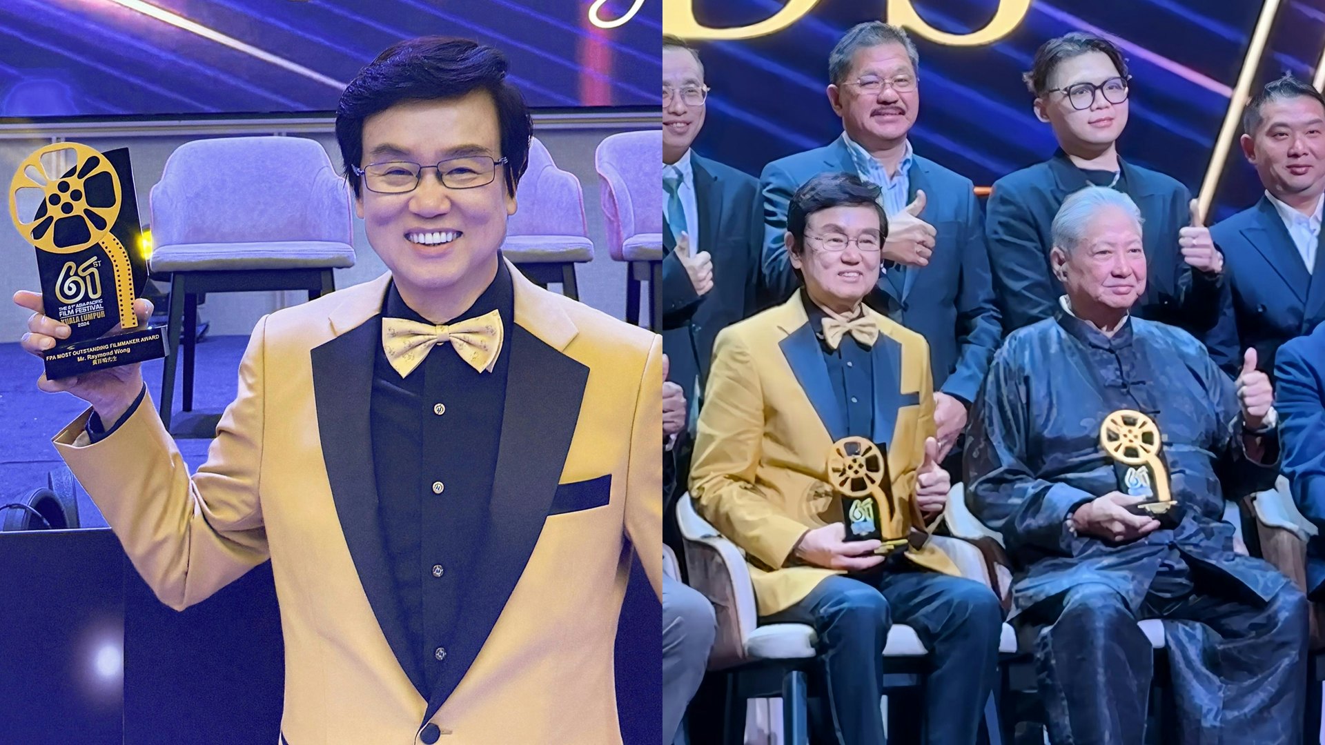 亞太影展︱黃百鳴獲榮譽大獎 謙稱:未到80歲仲有進步空間 亞太影展︱黃百鳴獲榮譽大獎 謙稱:未到80歲仲有進步空間