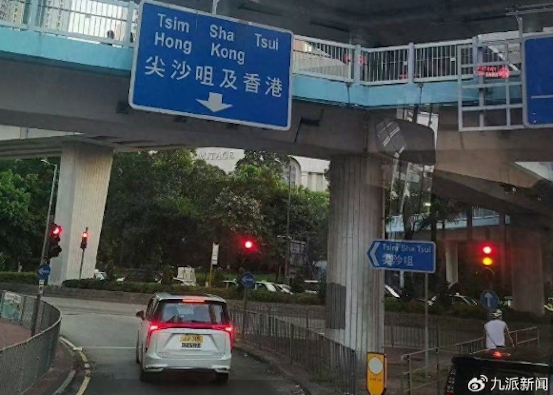 周偉每天的上班路。(九派新聞) 周偉每天的上班路。(九派新聞)