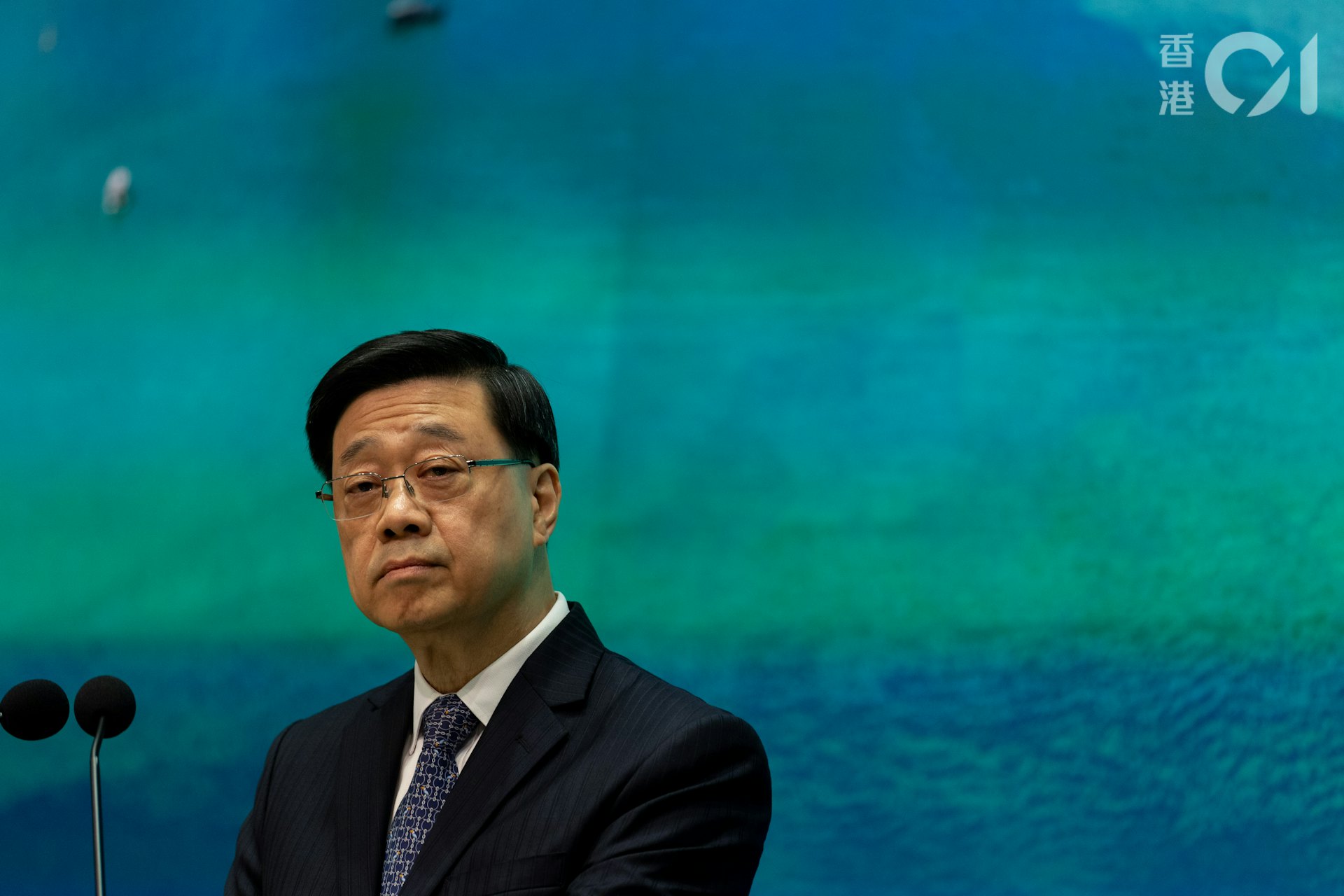 行政長官李家超指若香港不改革會被淘汰(夏家朗攝) 行政長官李家超指若香港不改革會被淘汰(夏家朗攝)