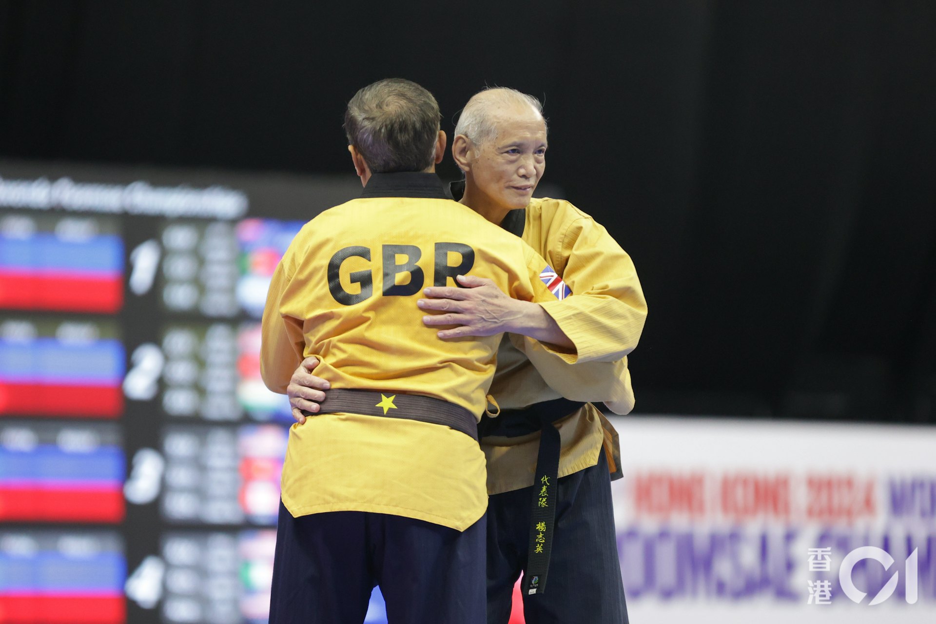 楊志英首圈不敵英國選手止步。(蘇煒然攝) 楊志英首圈不敵英國選手止步。(蘇煒然攝)