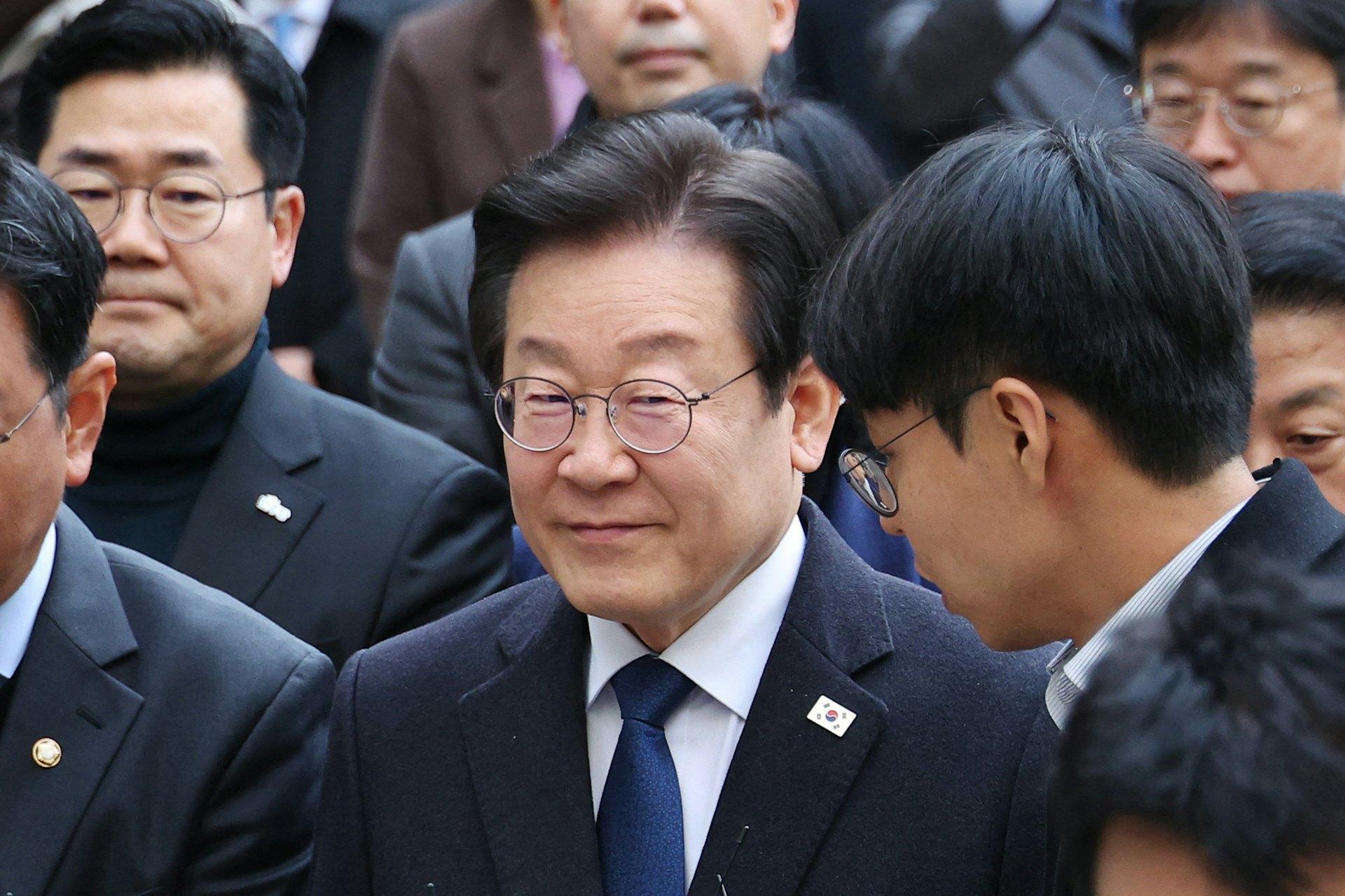 韓國最大在野黨共同民主黨黨代表李在明(路透社) 韓國最大在野黨共同民主黨黨代表李在明(路透社)