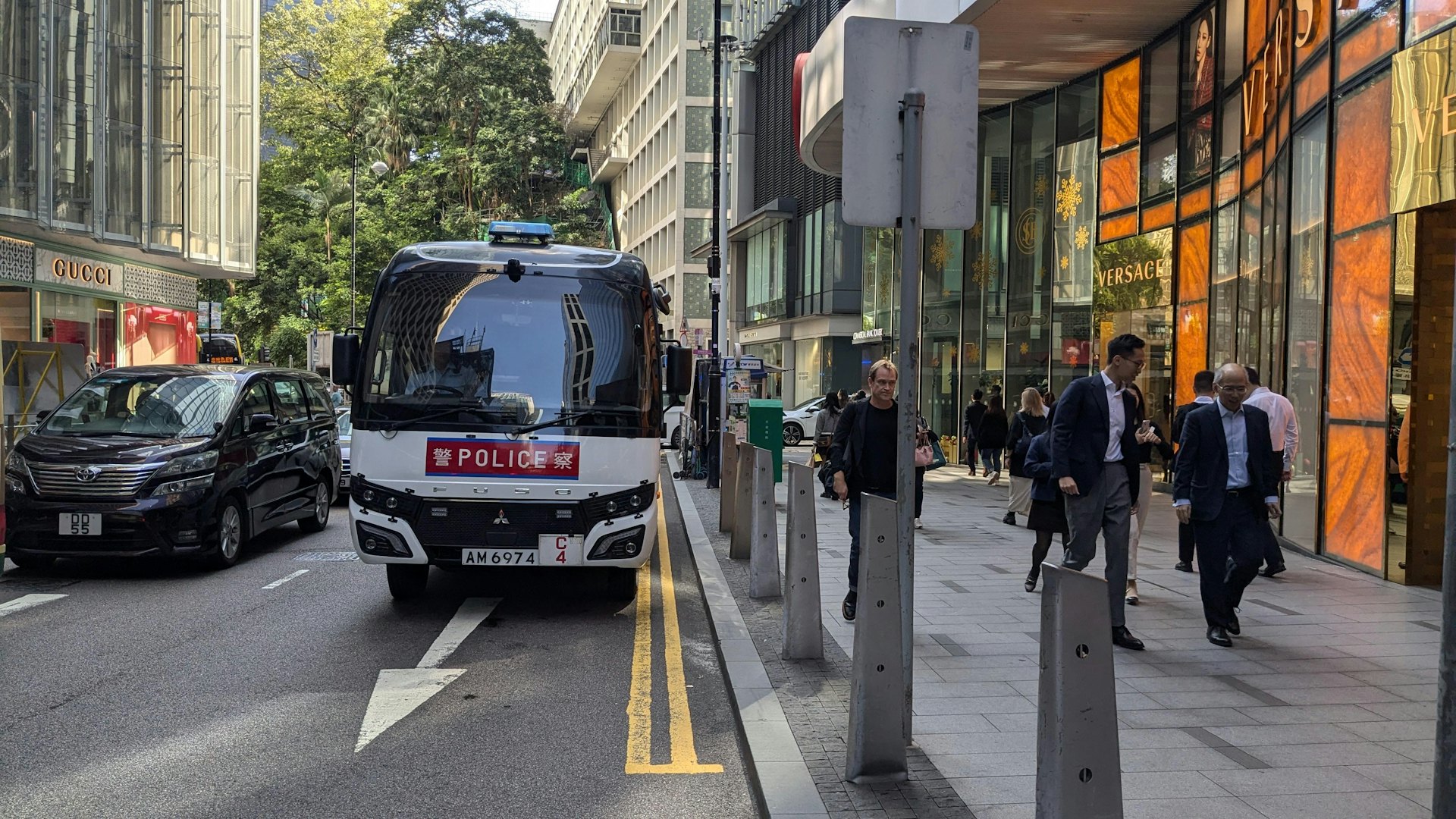 警方到場調查。(黃偉民攝) 警方到場調查。(黃偉民攝)