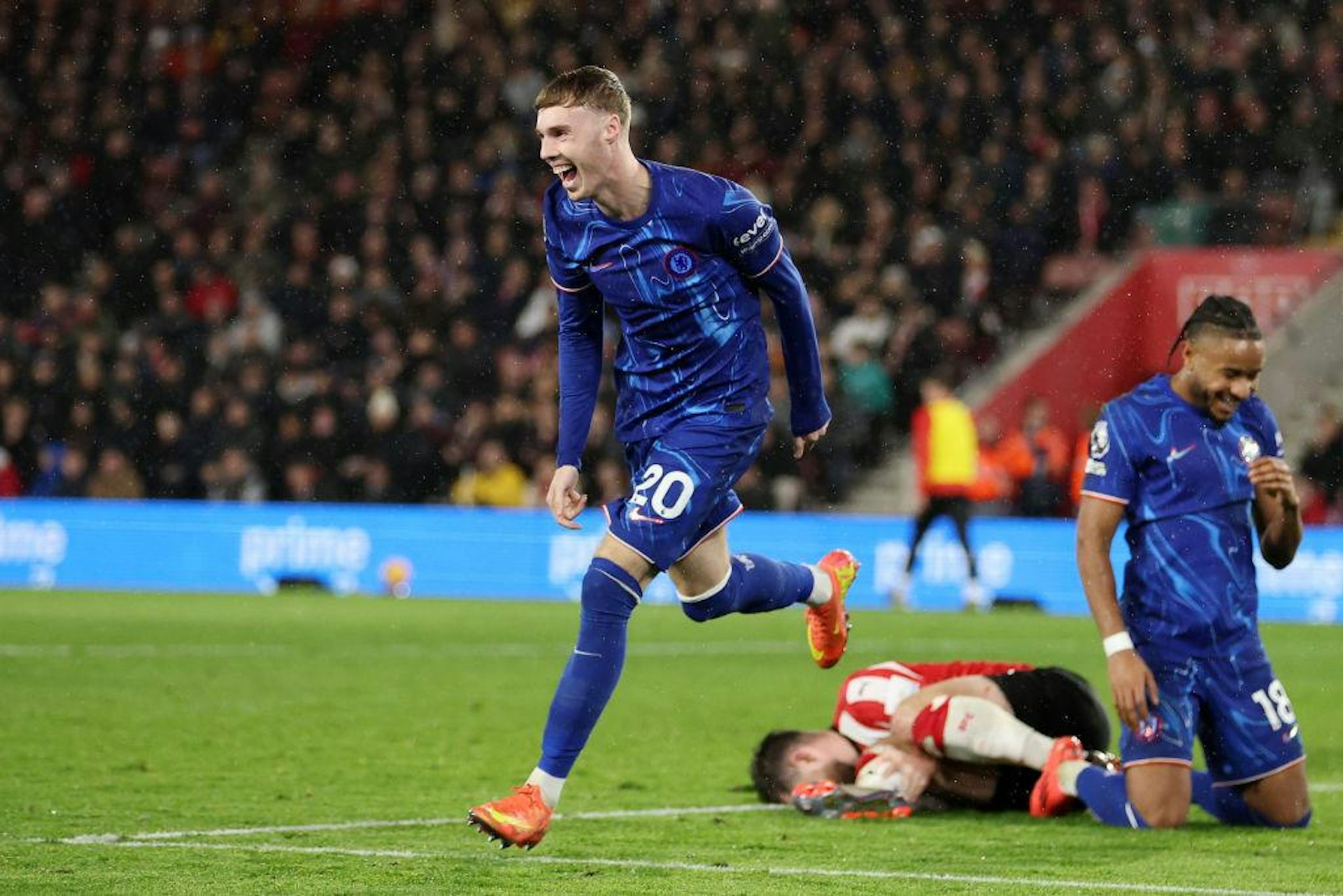 車路士5:1大勝修咸頓後升上英超榜第二位。(Getty Images) 車路士5:1大勝修咸頓後升上英超榜第二位。(Getty Images)