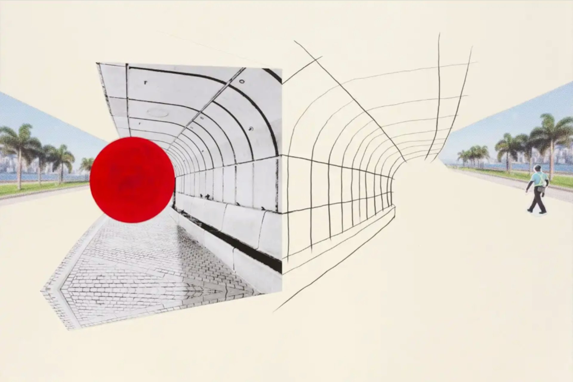 紅球計劃在港展出的構想圖。(RedBall Project網站圖片) 紅球計劃在港展出的構想圖。(RedBall Project網站圖片)