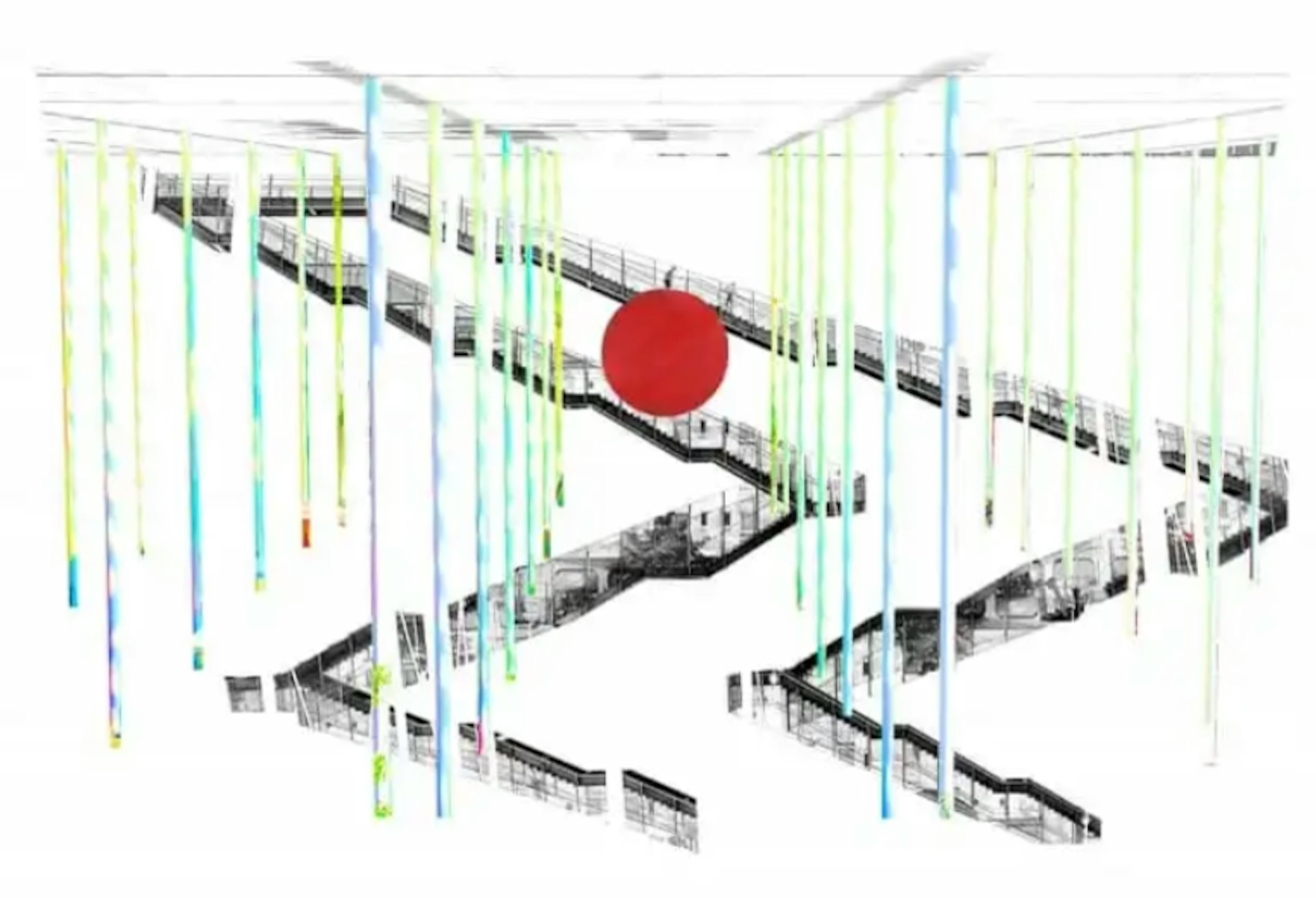 紅球計劃在港展出的構想圖。(RedBall Project網站圖片) 紅球計劃在港展出的構想圖。(RedBall Project網站圖片)
