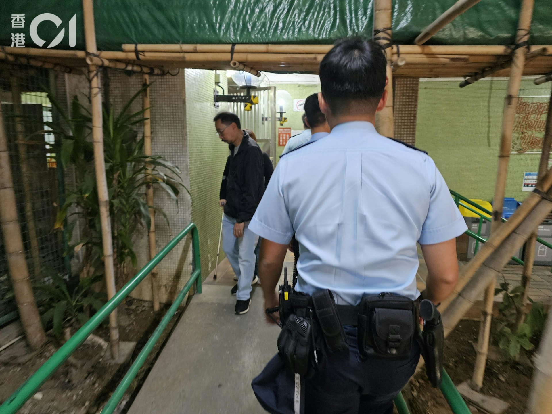 火炭穗禾苑慶宏閣發生雙燒炭案。(梁偉權攝) 火炭穗禾苑慶宏閣發生雙燒炭案。(梁偉權攝)