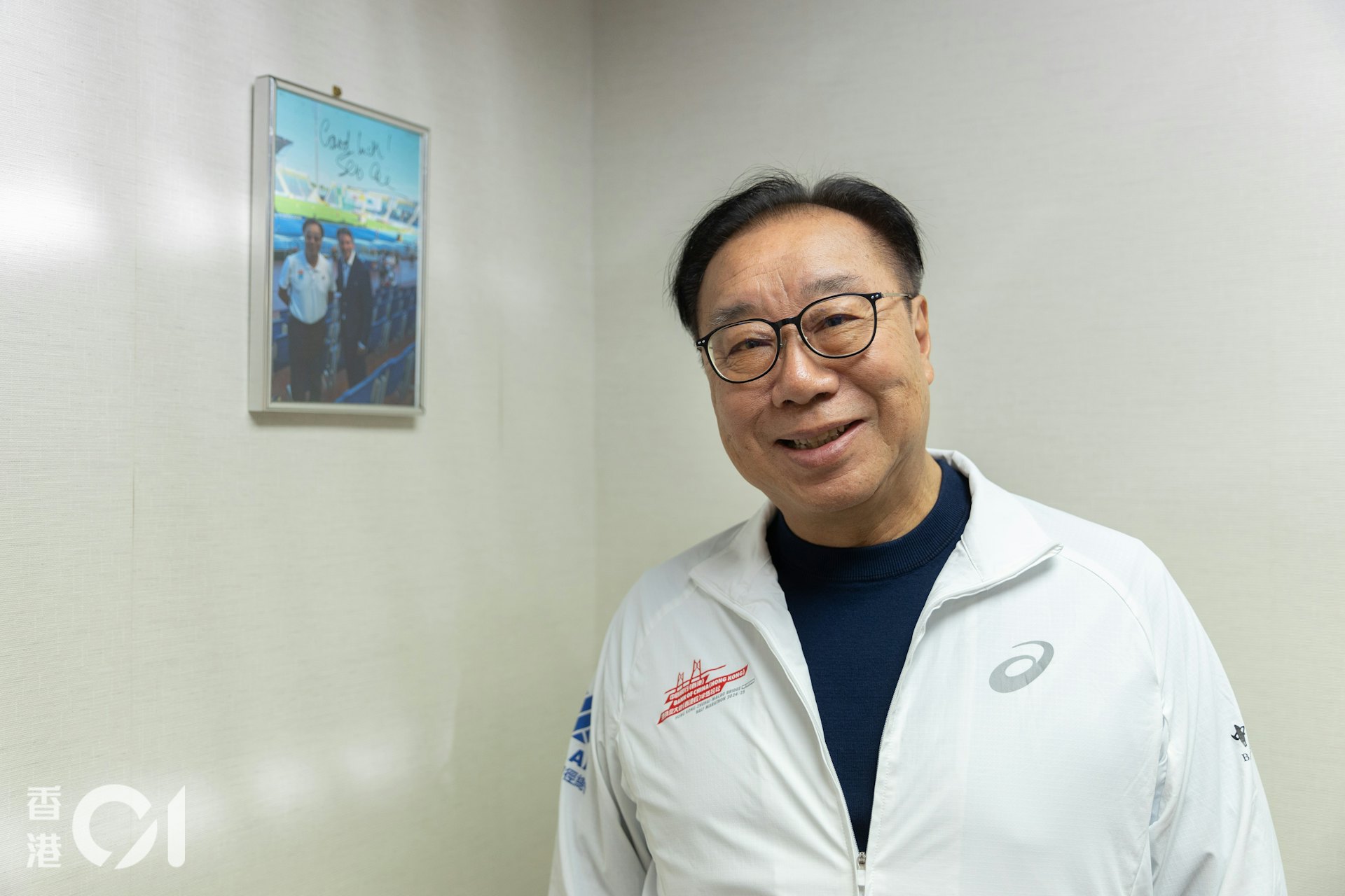 中國香港田徑總會主席關祺表示,田總致力推動ESG,期望透過運動與社會同行。(廖雁雄攝) 中國香港田徑總會主席關祺表示,田總致力推動ESG,期望透過運動與社會同行。(廖雁雄攝)