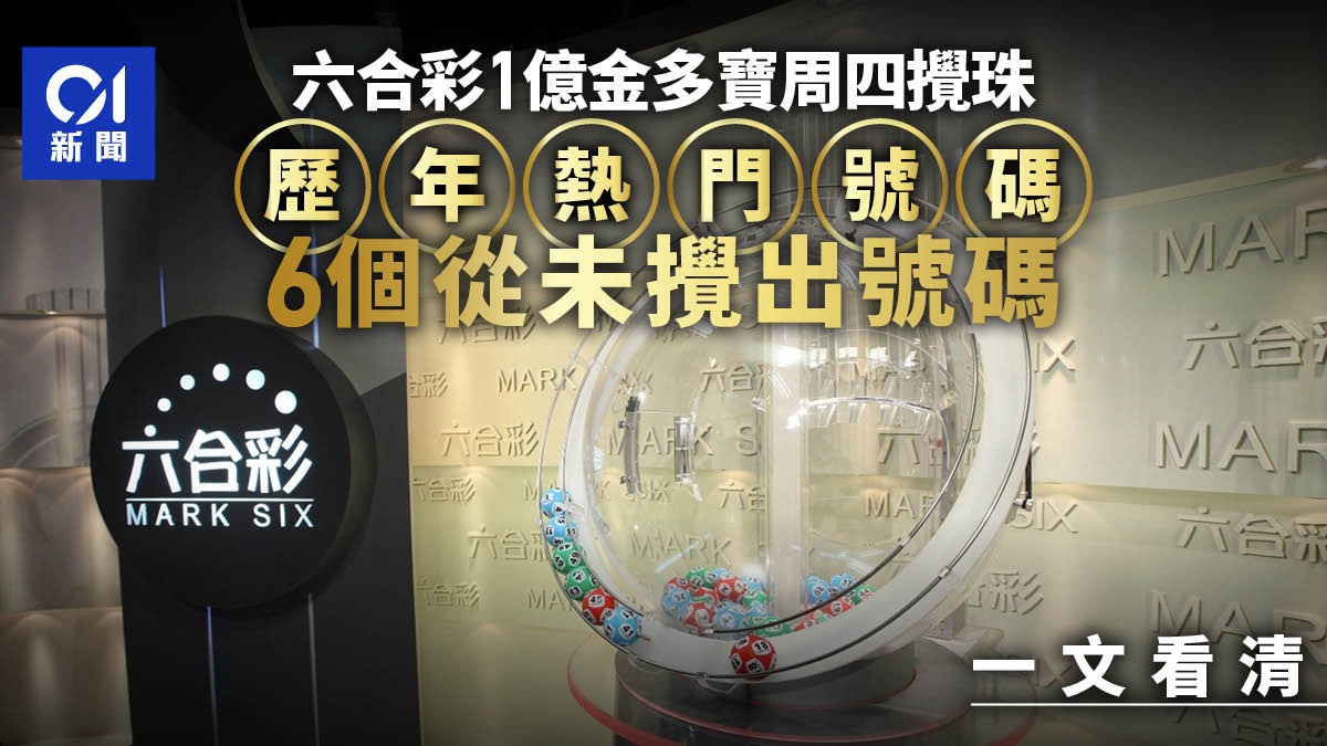 六合彩新年金多寶｜1億頭獎今晚攪珠 3冧巴旺 6號碼老是不出現
