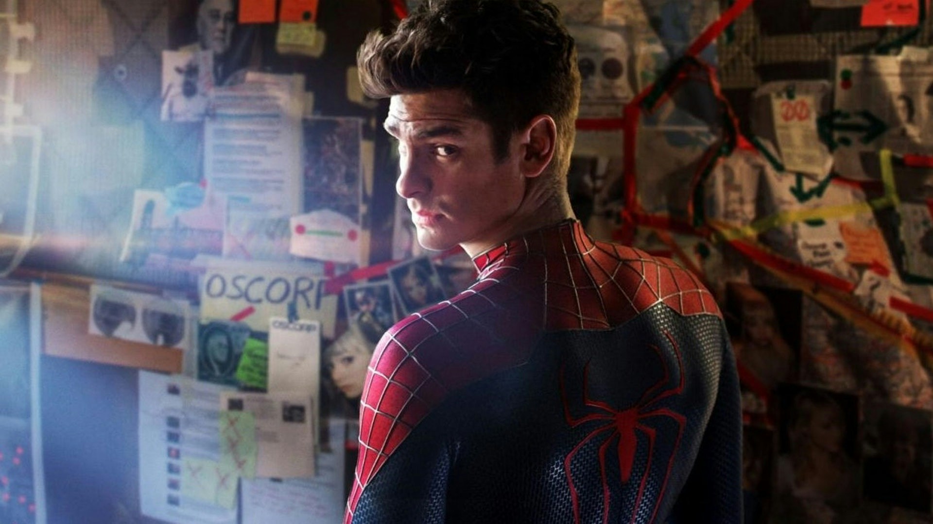 安德魯加菲（Andrew Garfield）曾在《蜘蛛俠：驚世現新》系列中扮演「彼得帕克」（《蜘蛛俠》劇照）