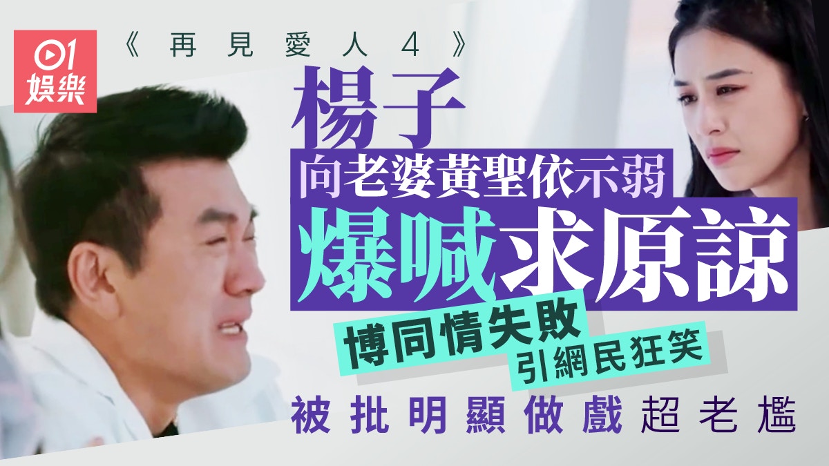 黃聖依富商老公突示弱情緒失控楊子崩潰大喊被批在演戲