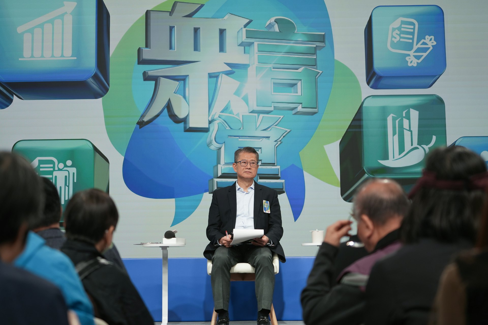 陳茂波出席港台節台諮詢預算案(黃浩謙攝) 陳茂波出席港台節台諮詢預算案(黃浩謙攝)