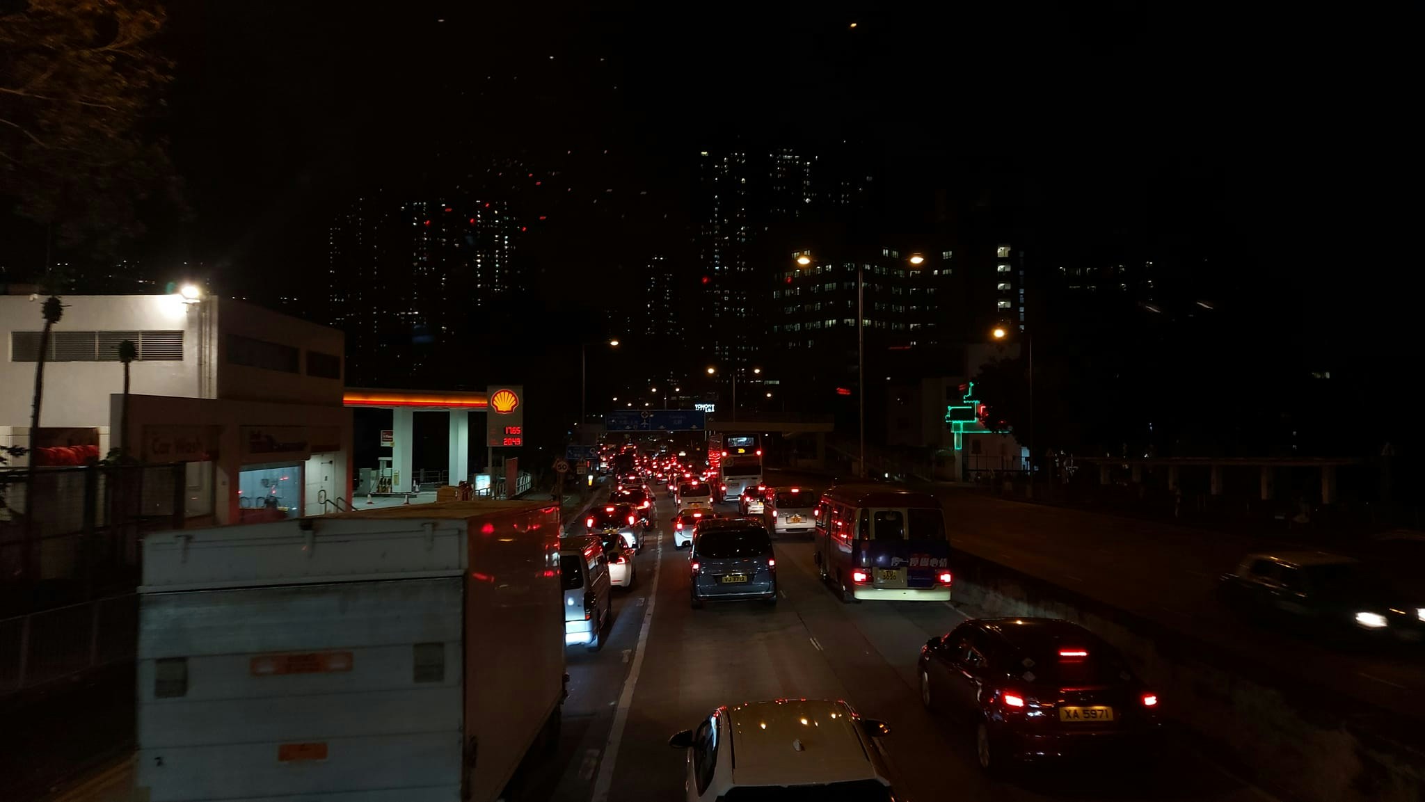 博愛交匯處時常塞車。（博愛交匯處塞車關注組Issac Ho@Facebook）
